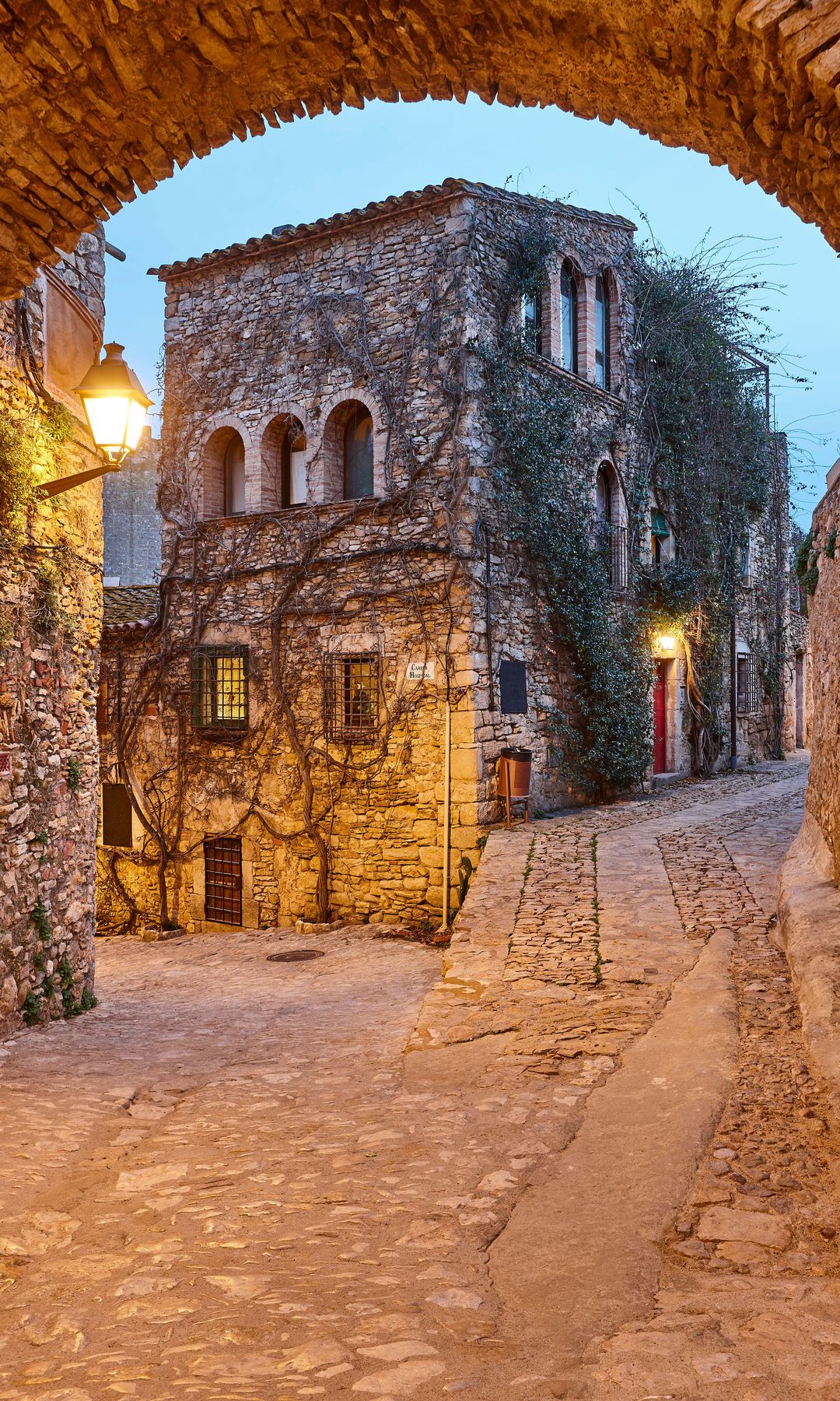 Pueblo medieval de Peratallada, Costa Brava, Girona