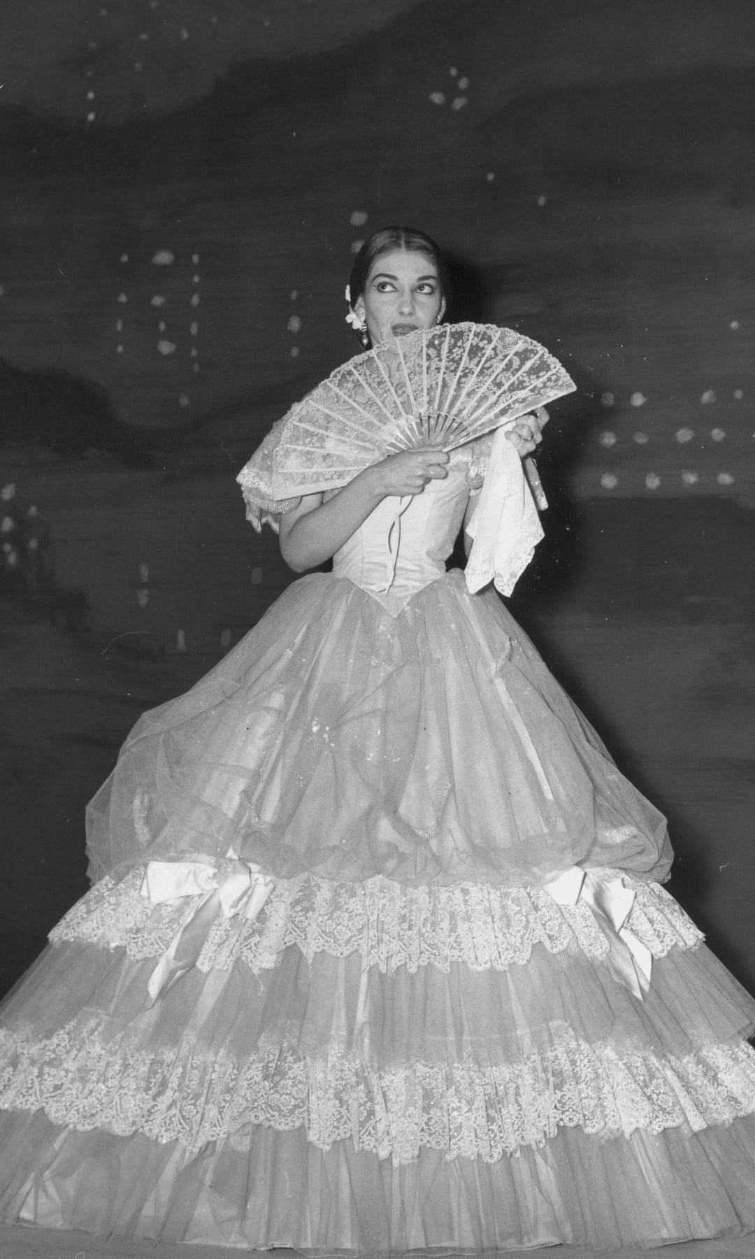 Maria Callas durante una actuación