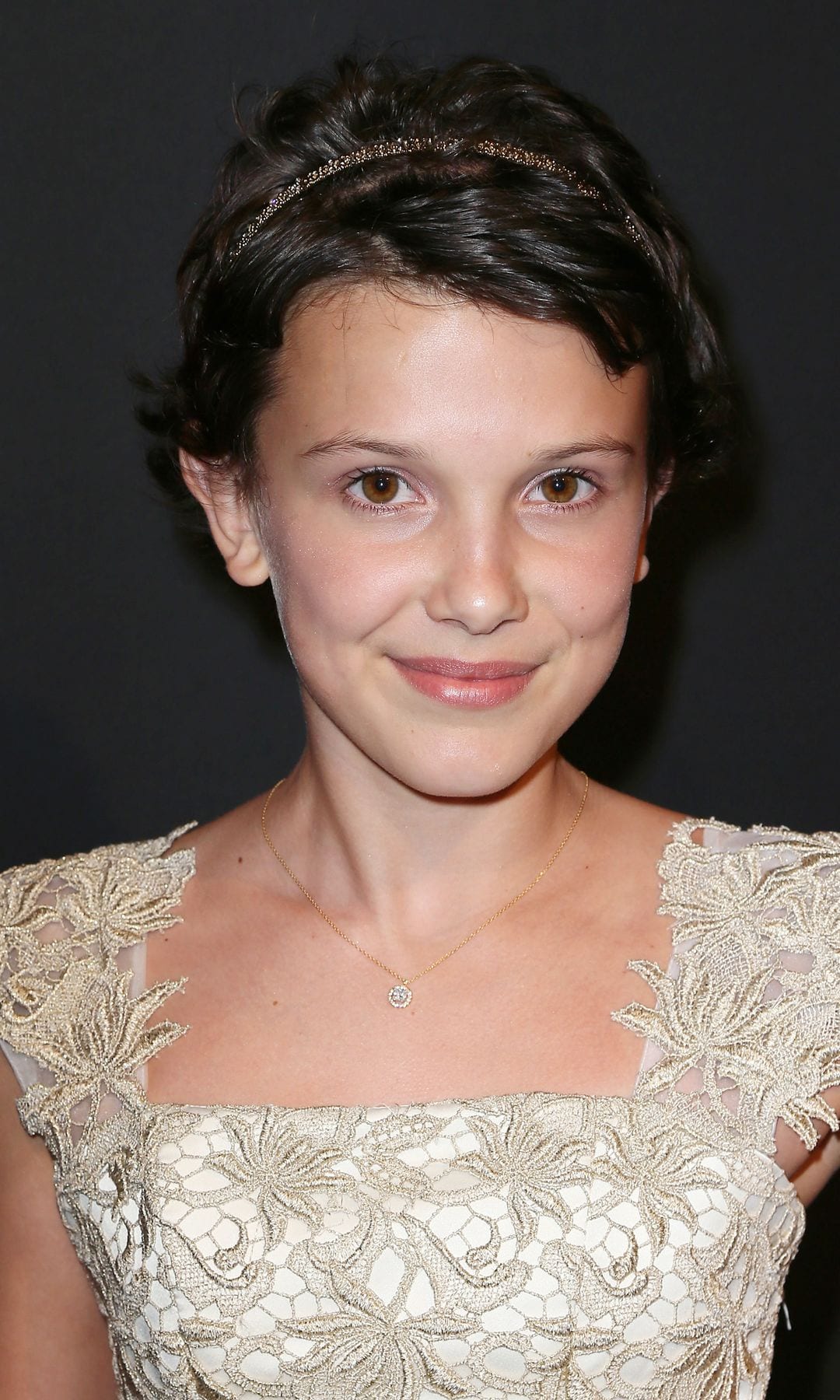 Millie Bobby Brown attends the premiere of Netflix's "Stranger Things" at Mack Sennett Studios on July 11, 2016 in Los Angeles, California