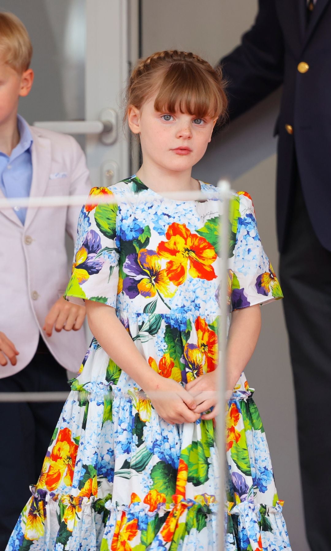 Gabriella de Mónaco con vestido de flores en 2022