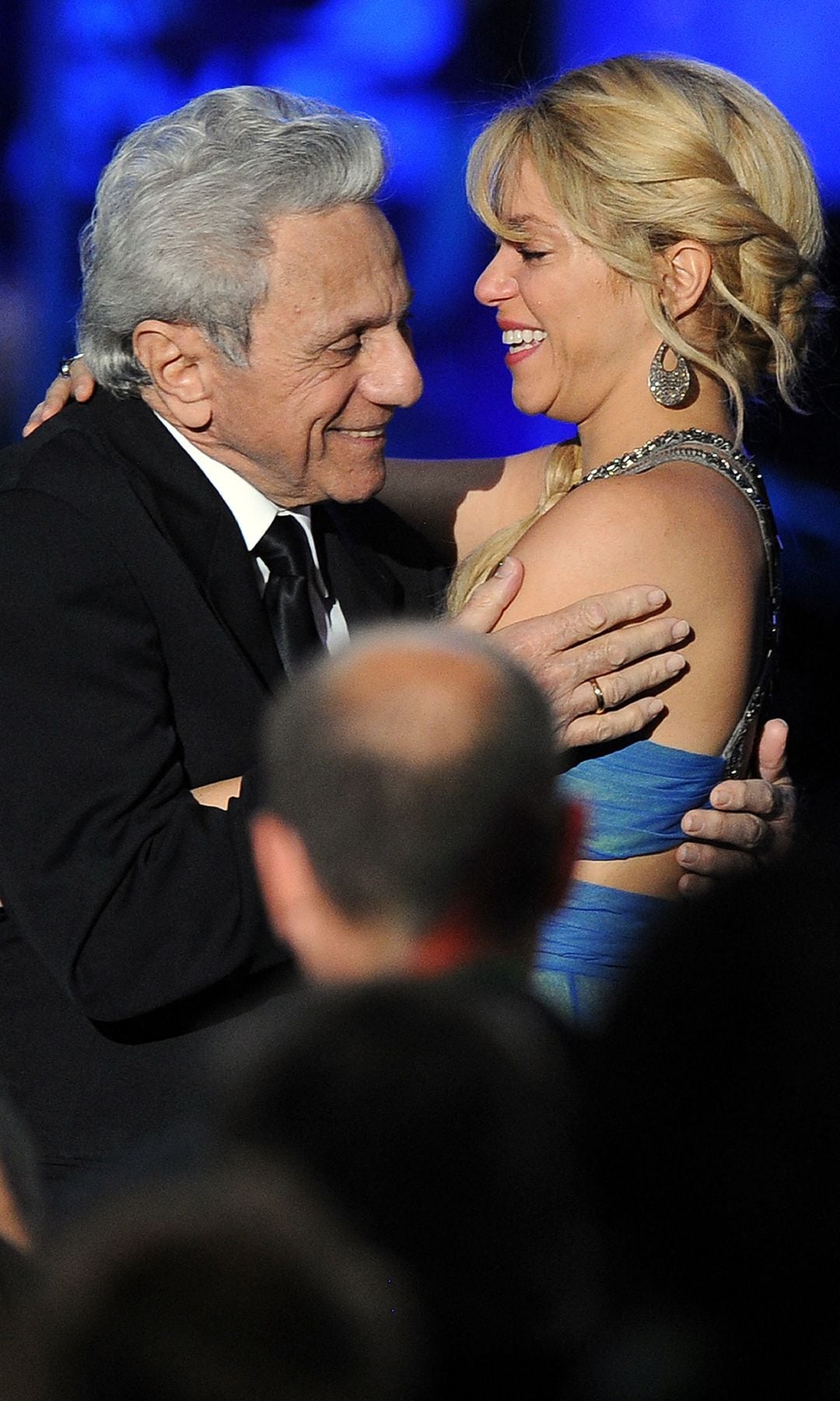 Shakira no se ha despegado ni un solo momento de su padre