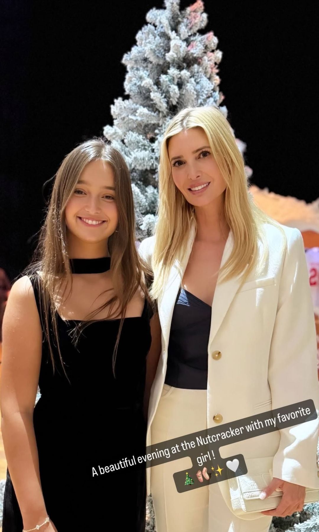 Ivanka Trump y su hija en el ballet