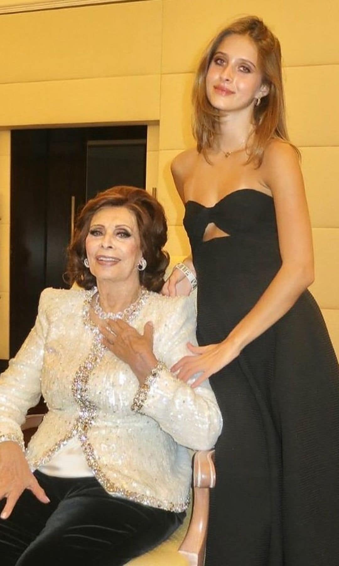 Sofía Loren con su nieta Lucía Ponti