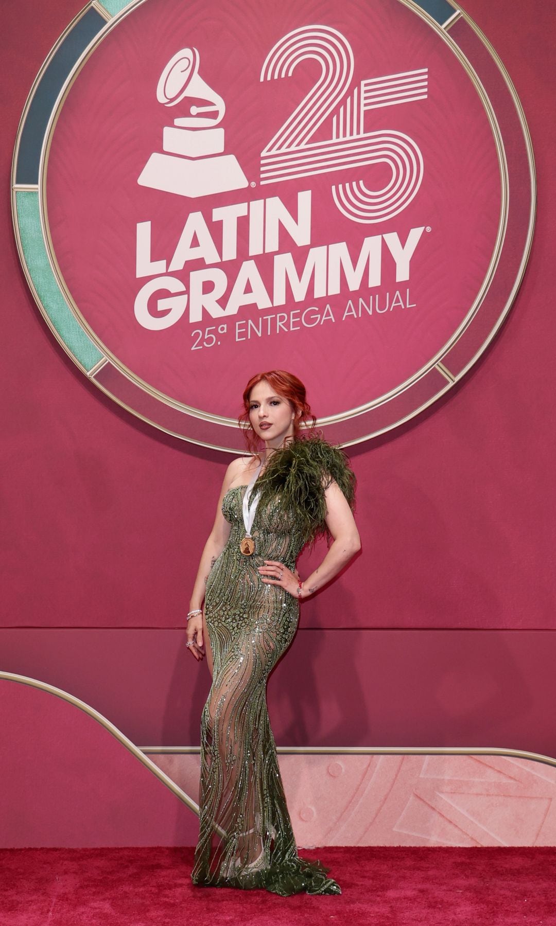 Paty Cantú en la gala de los Premios Grammy Latinos 2024