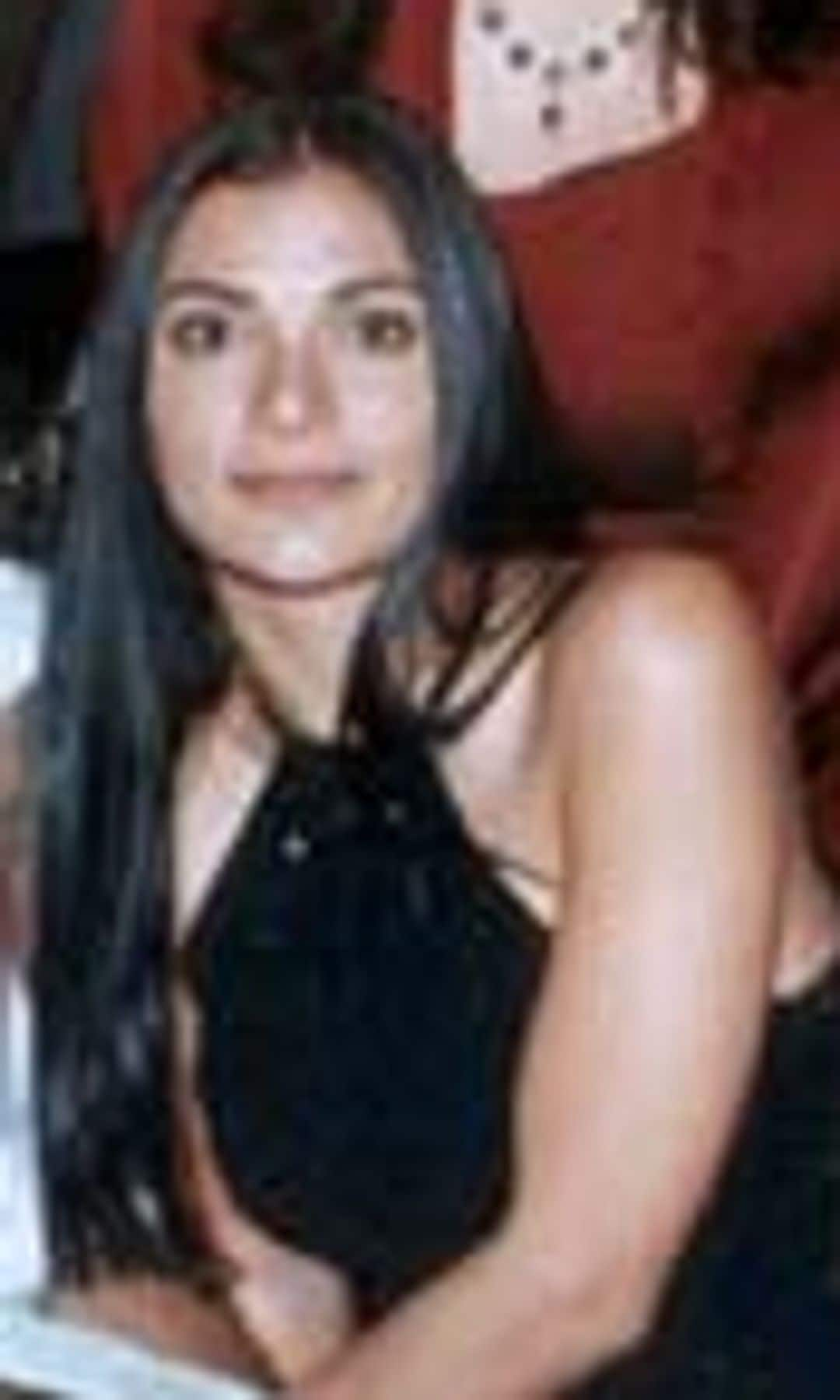 La actriz Ana María Orozco en la boda de Lorna Paz, en 2001