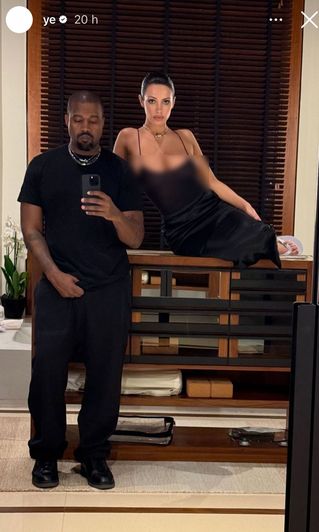 Kanye West y Bianca Censori