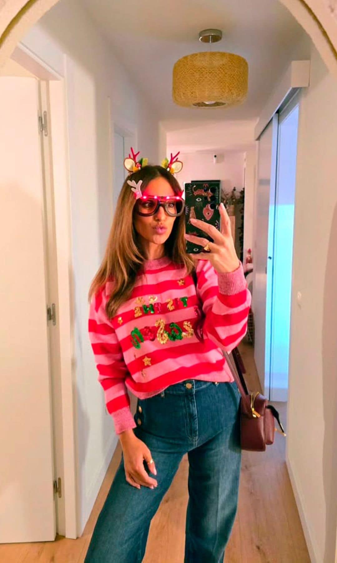 Paula Echevarría looks Navidad