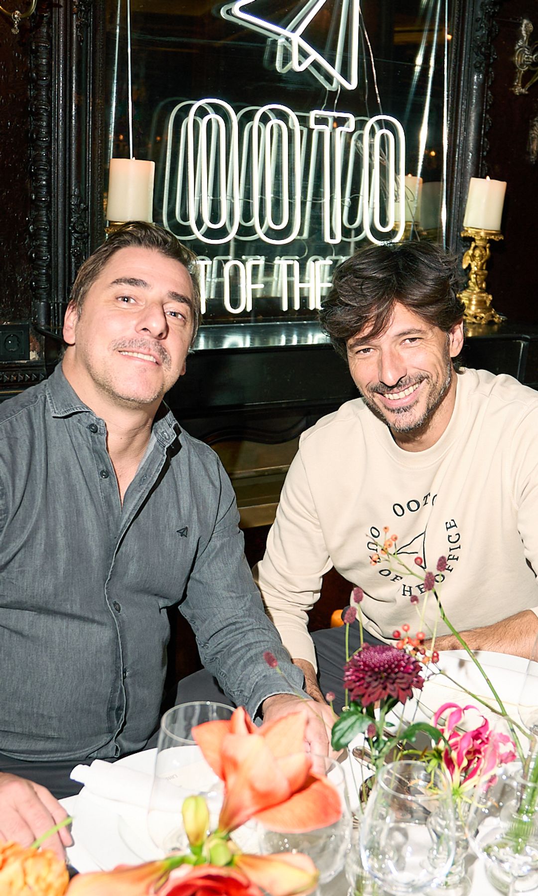 Andrés Velencoso y Jordi Roca en el evento del segundo aniversario de OOTO