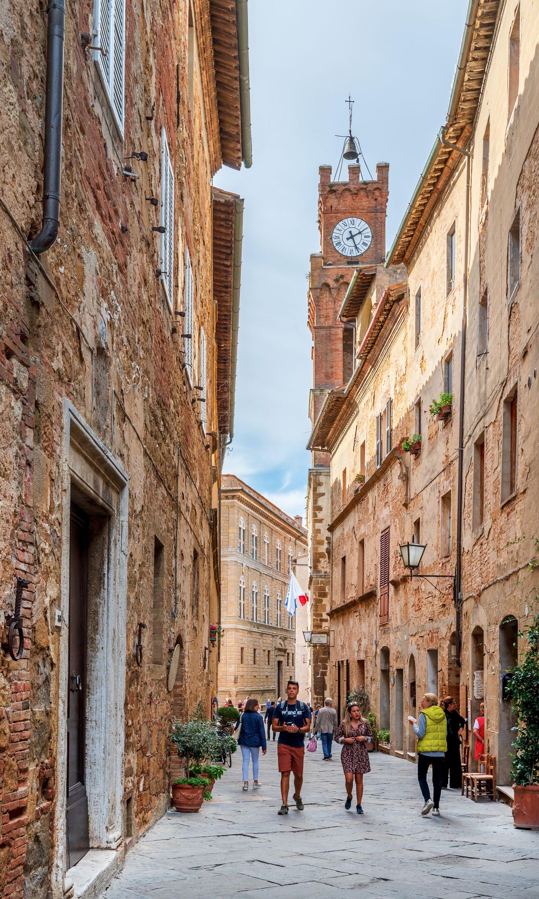 Ciudad vieja de Pienza, Italia