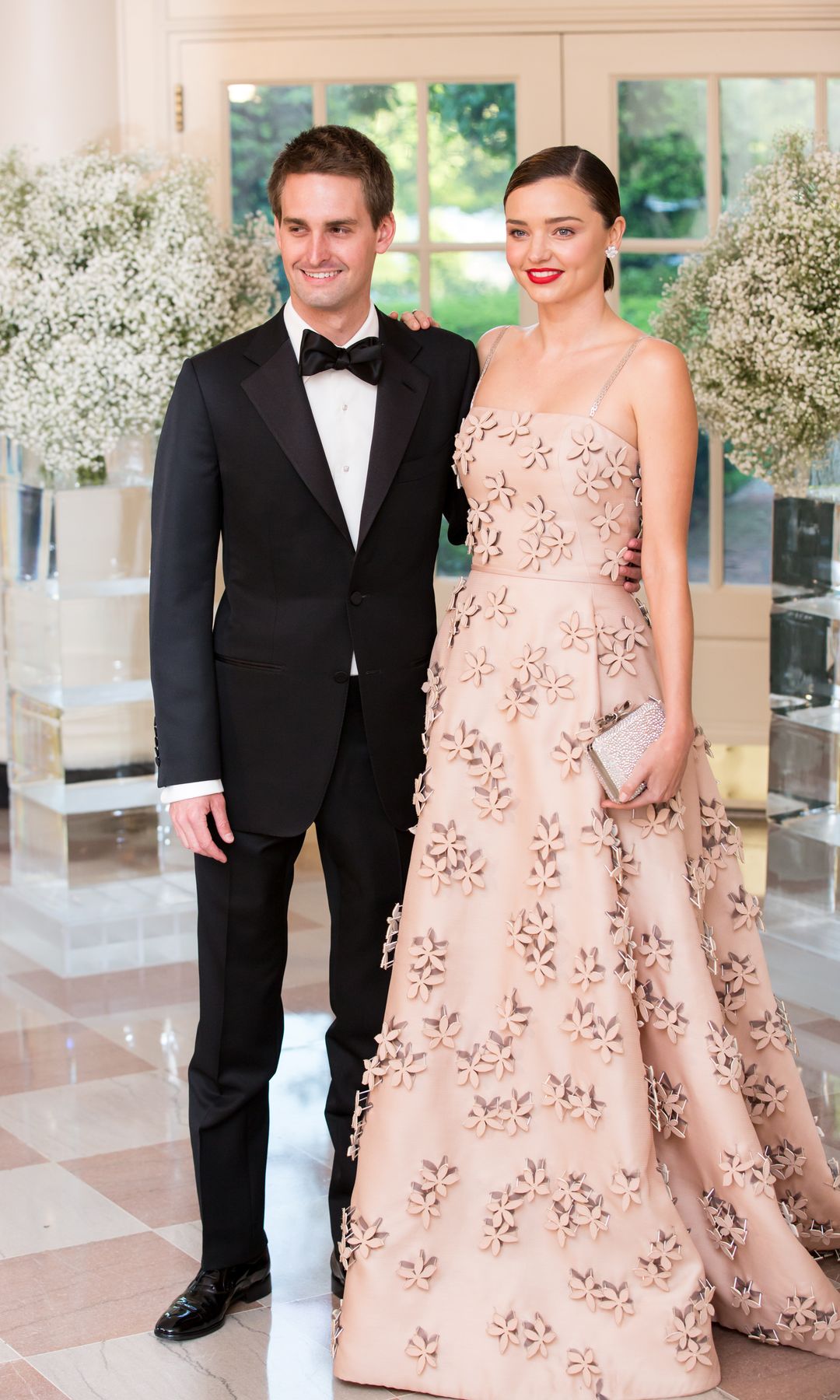 Miranda Kerr con su marido, Evan Spiegel, CEO de Snapchat