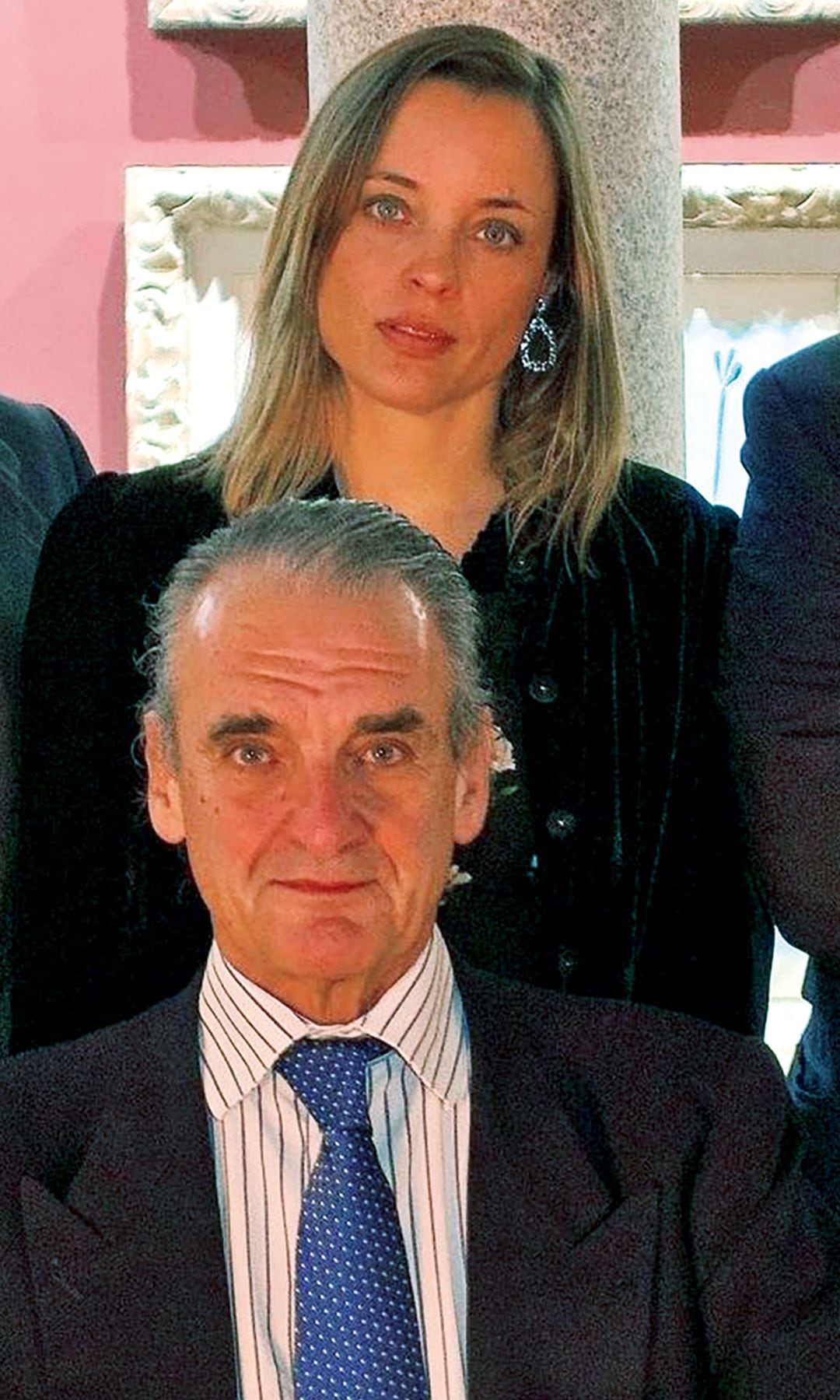 Mario Conde con su hija, Alejandra