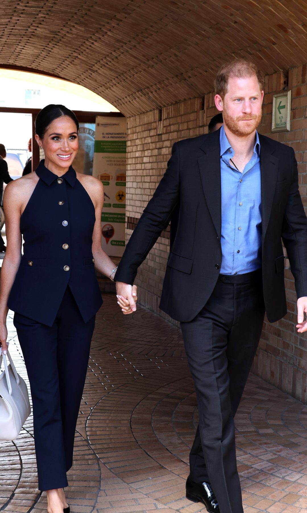 El príncipe Harry y Meghan Markle en su visita a Colombia