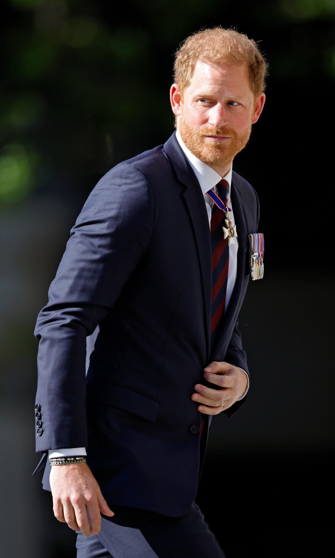 El príncipe Harry durante su último viaje a Londres con motivo del décimo aniversario de los Juegos Invictus