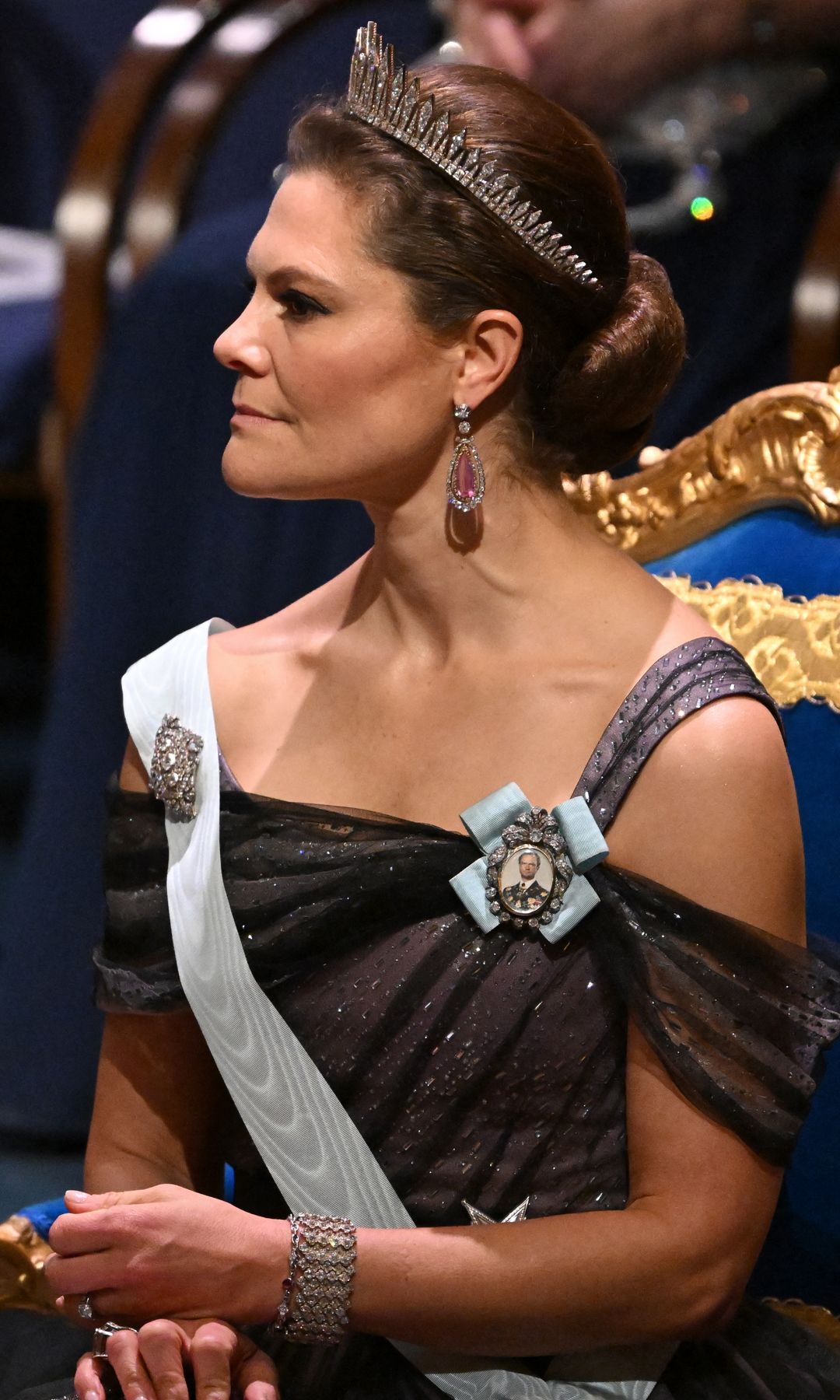 Victoria de Suecia vestido tiara Premios Nobel