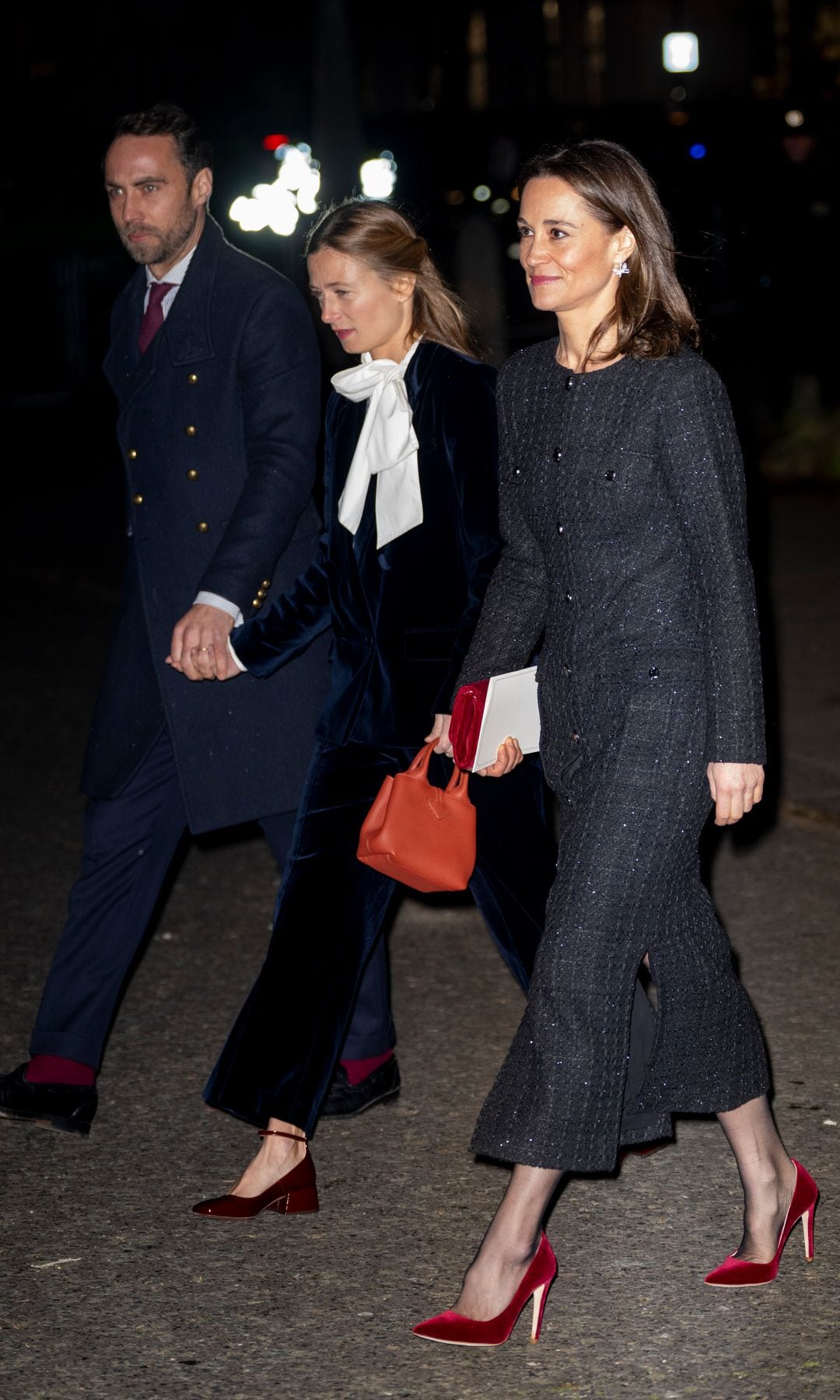 Pippa Middleton y Alizee Thevenet en el concierto de villancicos