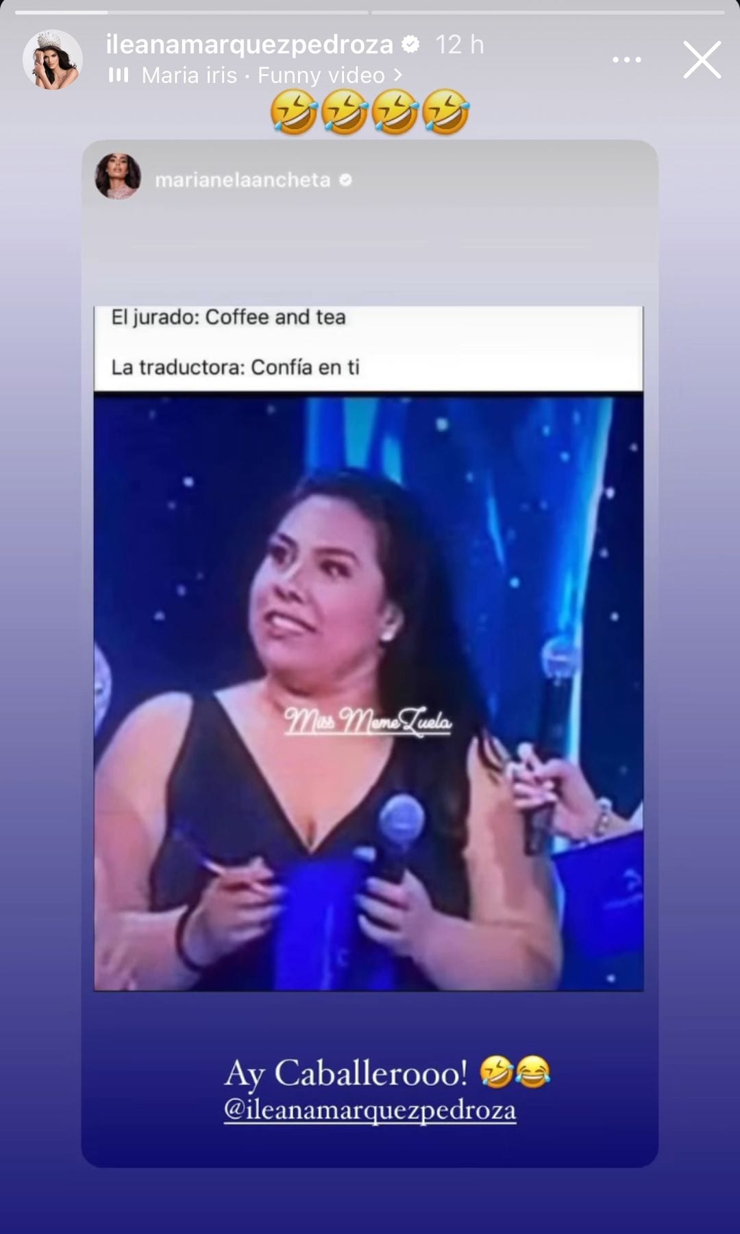 Este fue el meme al que reaccionó Ileana Márquez