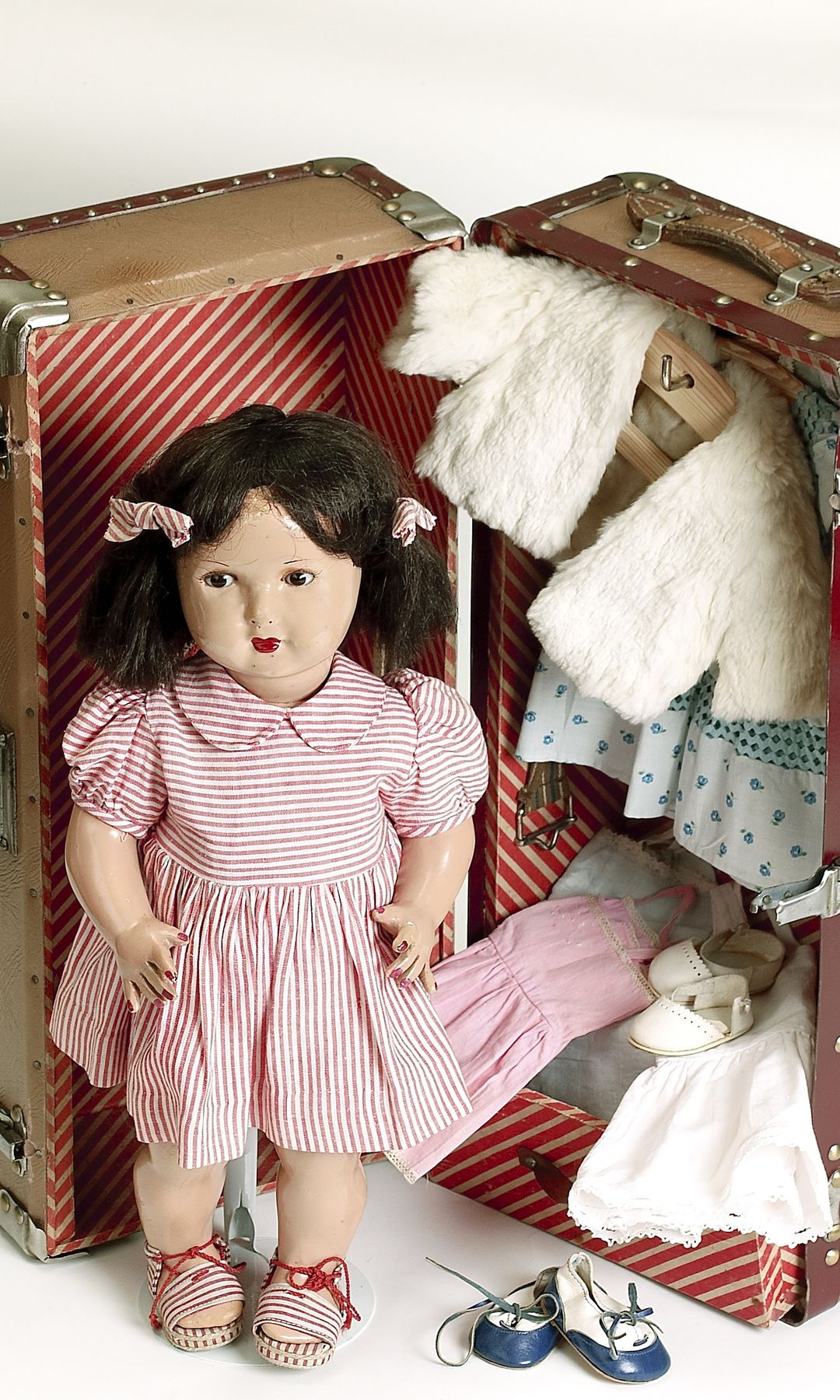 Muñeca Mariquita Pérez 1940 en la exposición Del juguete al cielo Madir