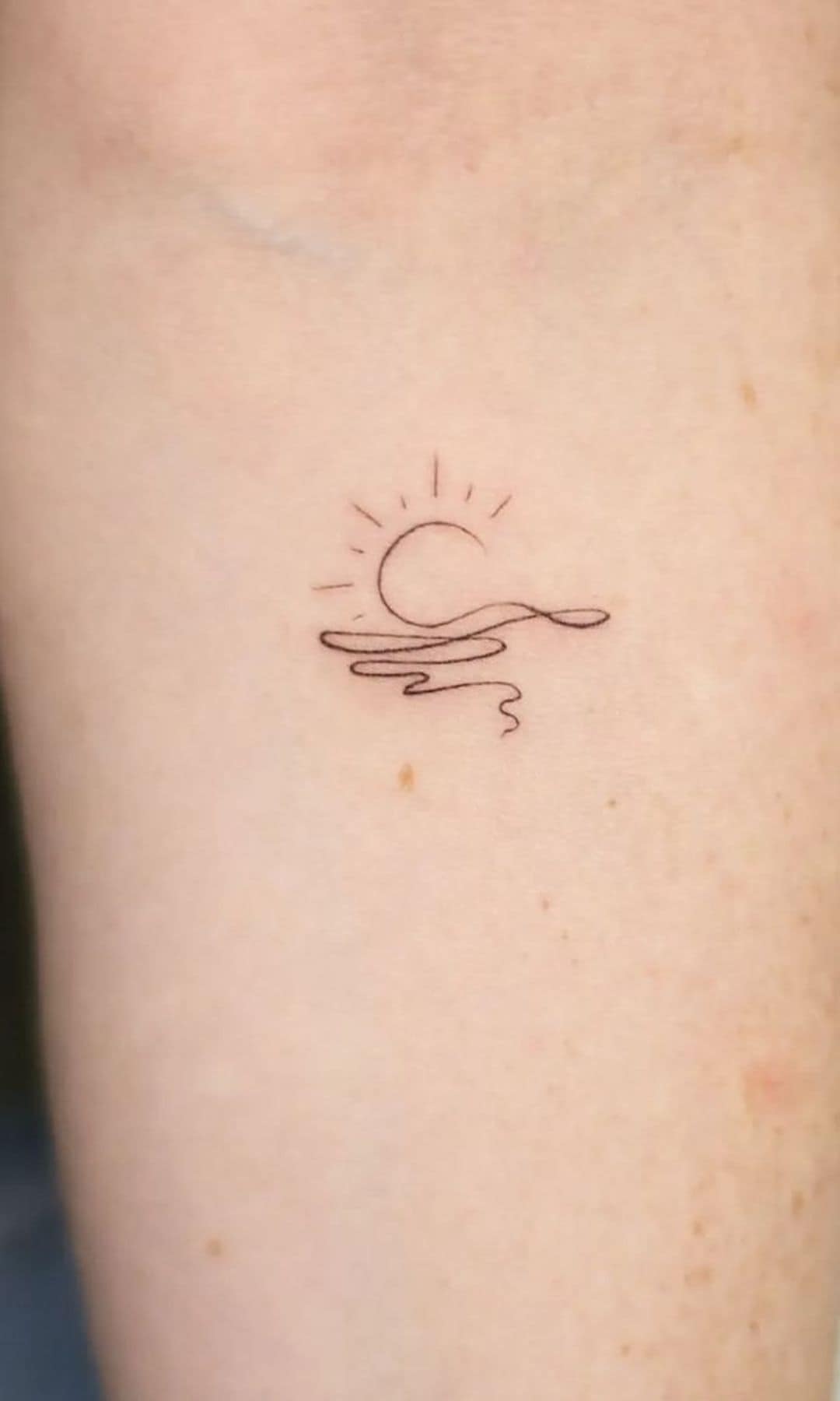 Tatuaje de un amanecer