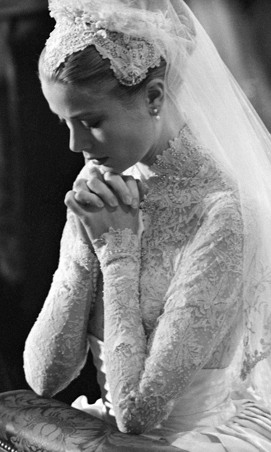 Grace Kelly durante su boda