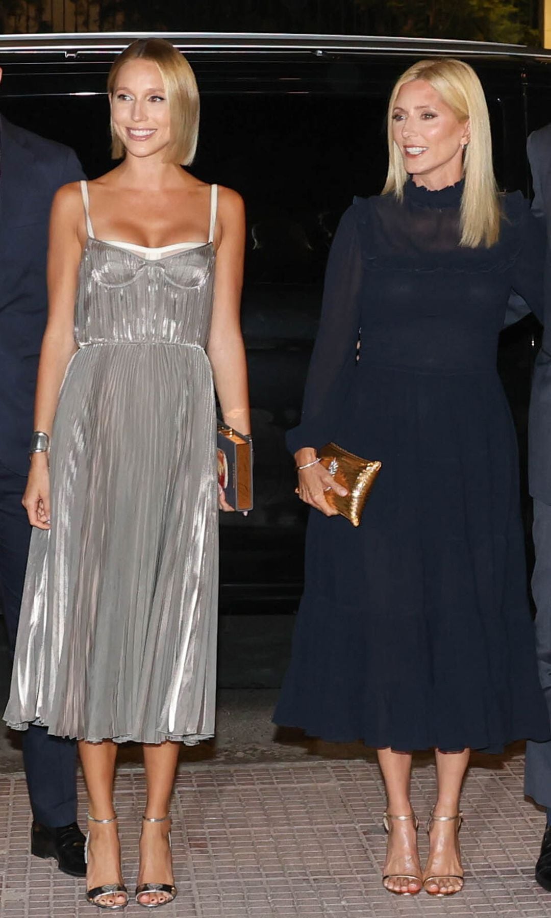 Olympia of Greece and Marie Chantal Miller at the pre-wedding of Princess Theodora of Greece