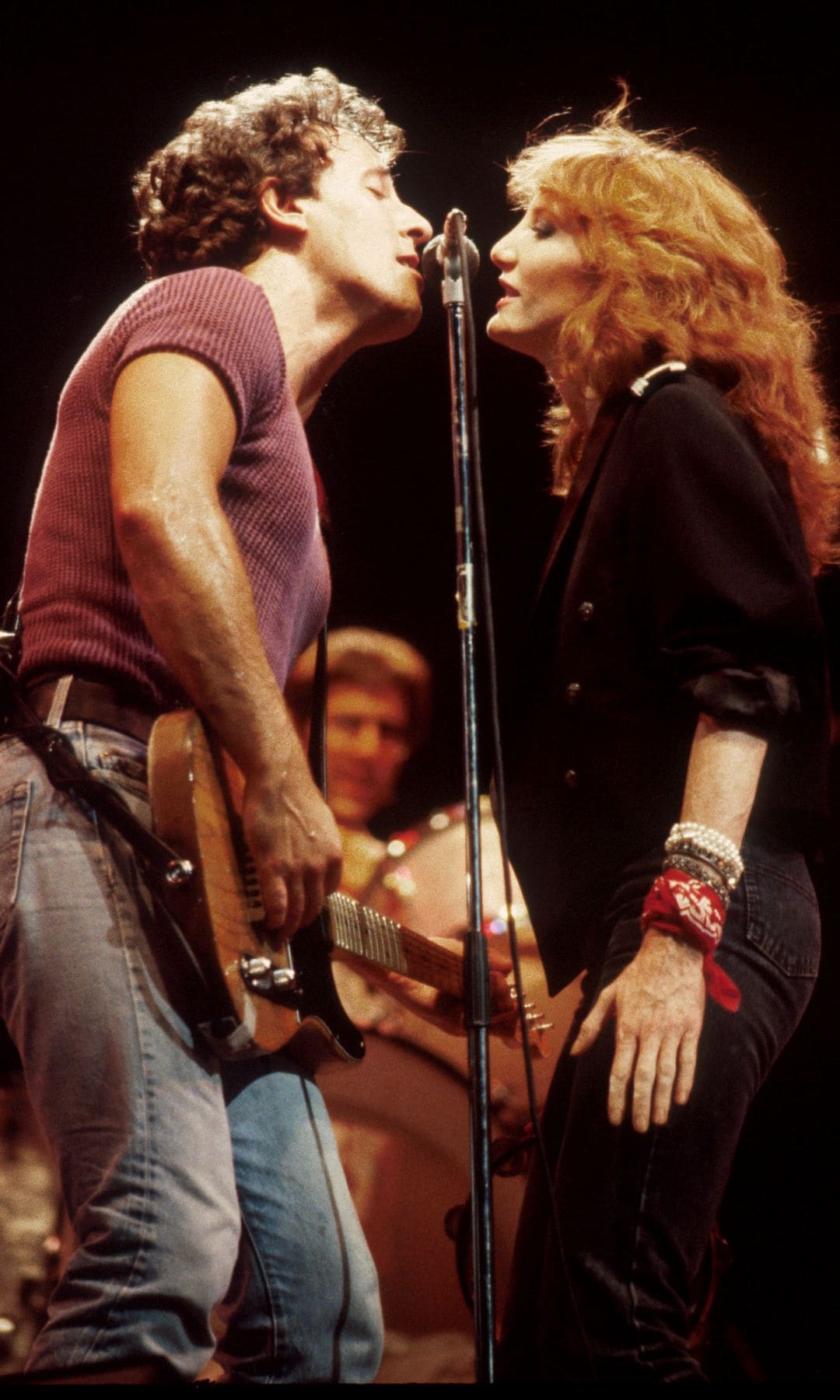 Bruce Springsteen con su mujer Patti Scialfa