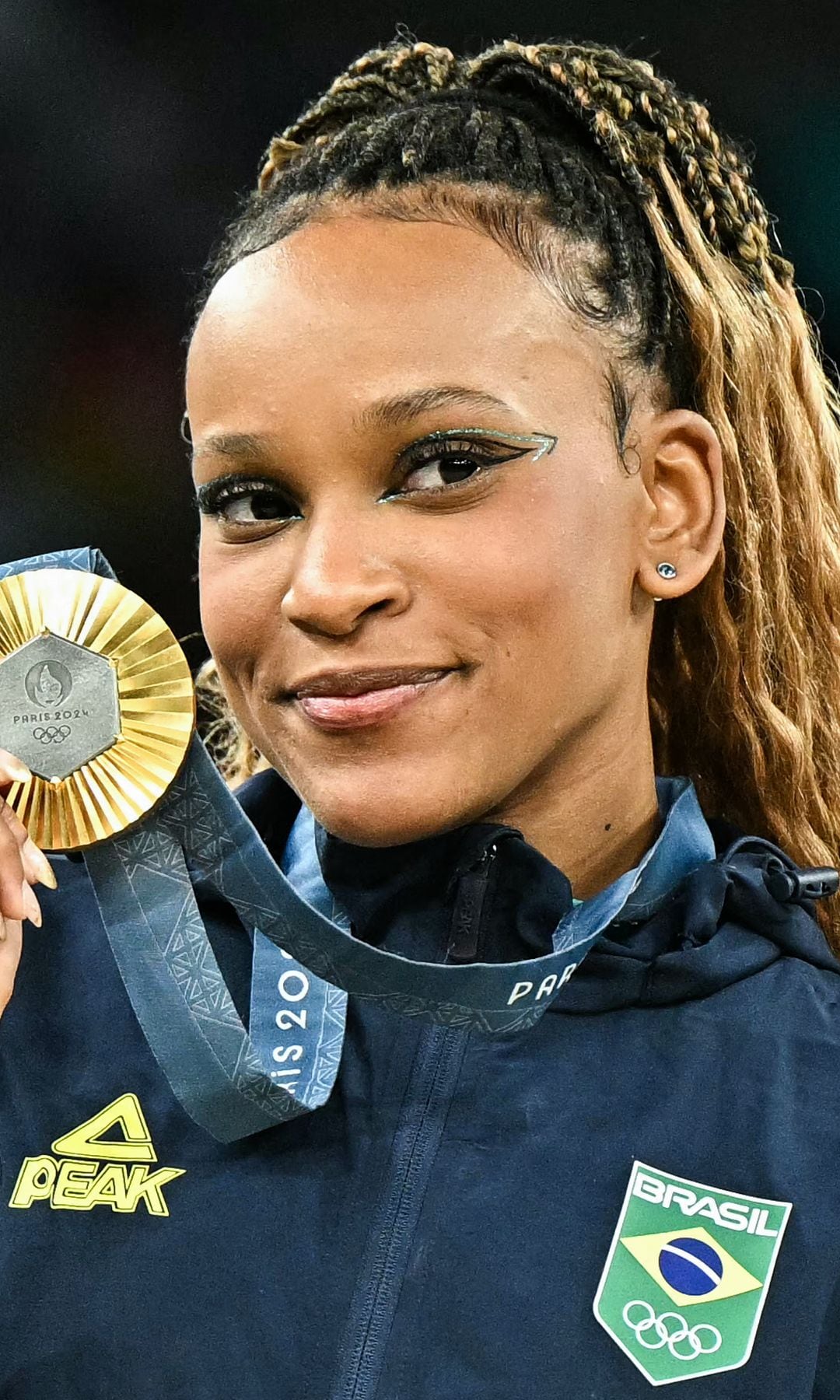 Rebeca Andrade en los Juegos Olímpicos de París 2024