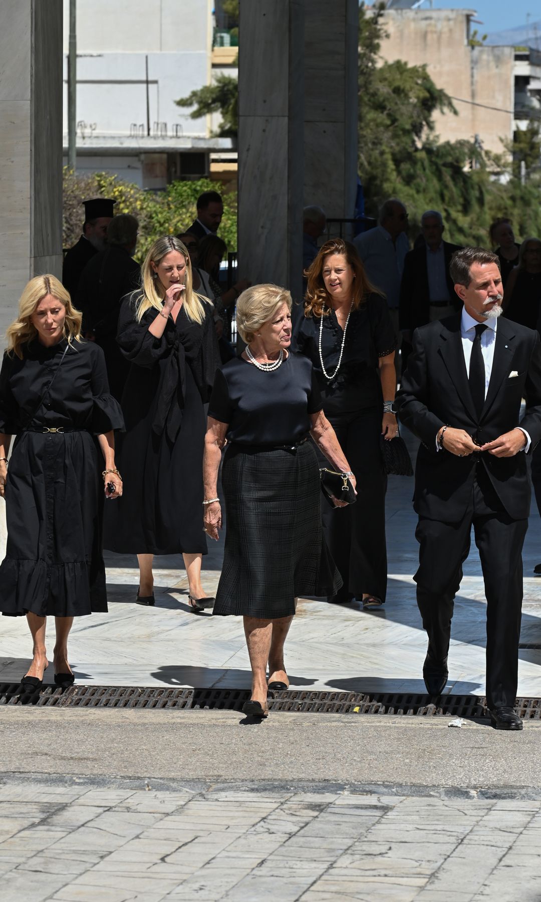 Funeral del príncipe Miguel de Grecia en el Primer Cementerio de Atenas el 1 de agosto de 2024