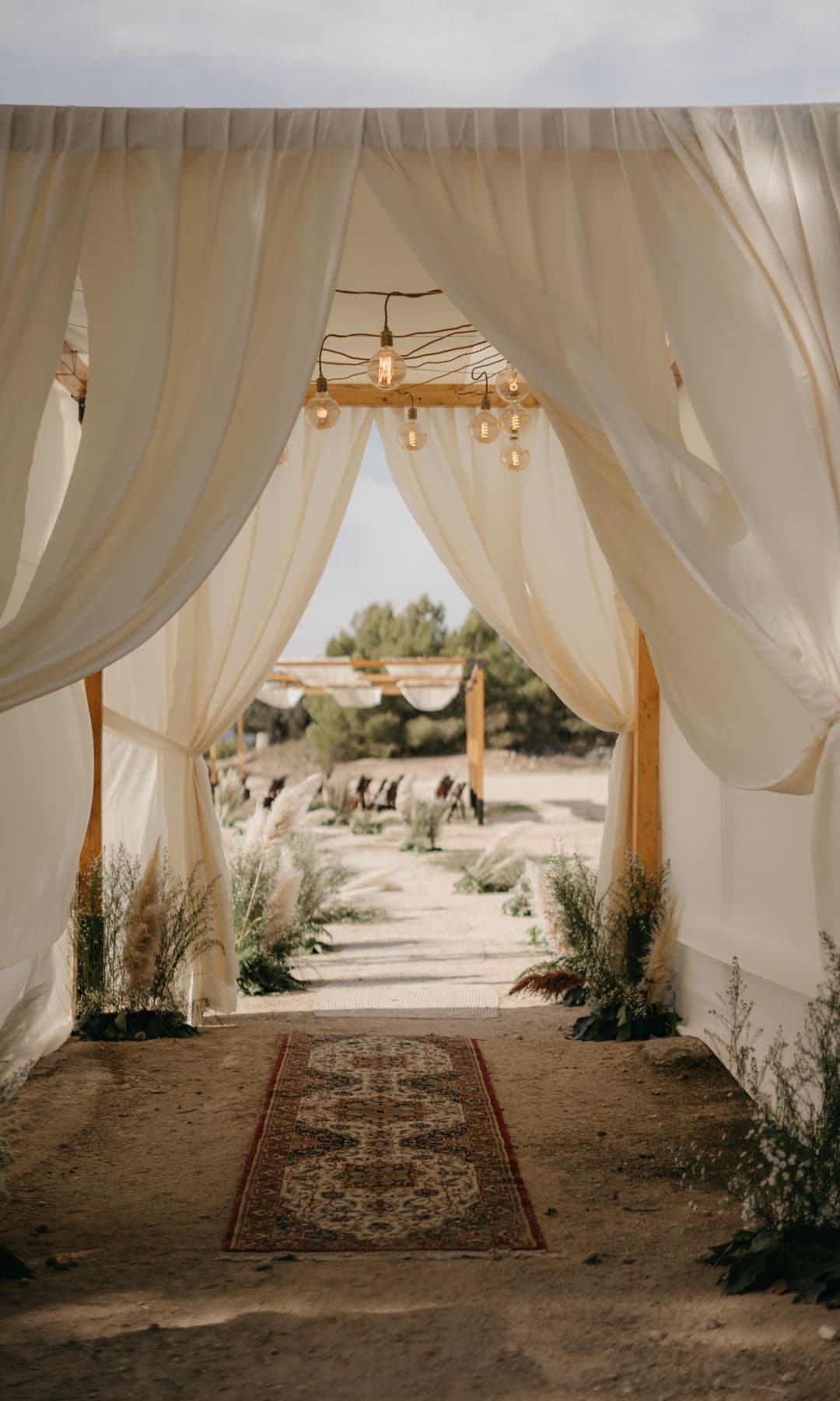 Tejidos en decoración de bodas