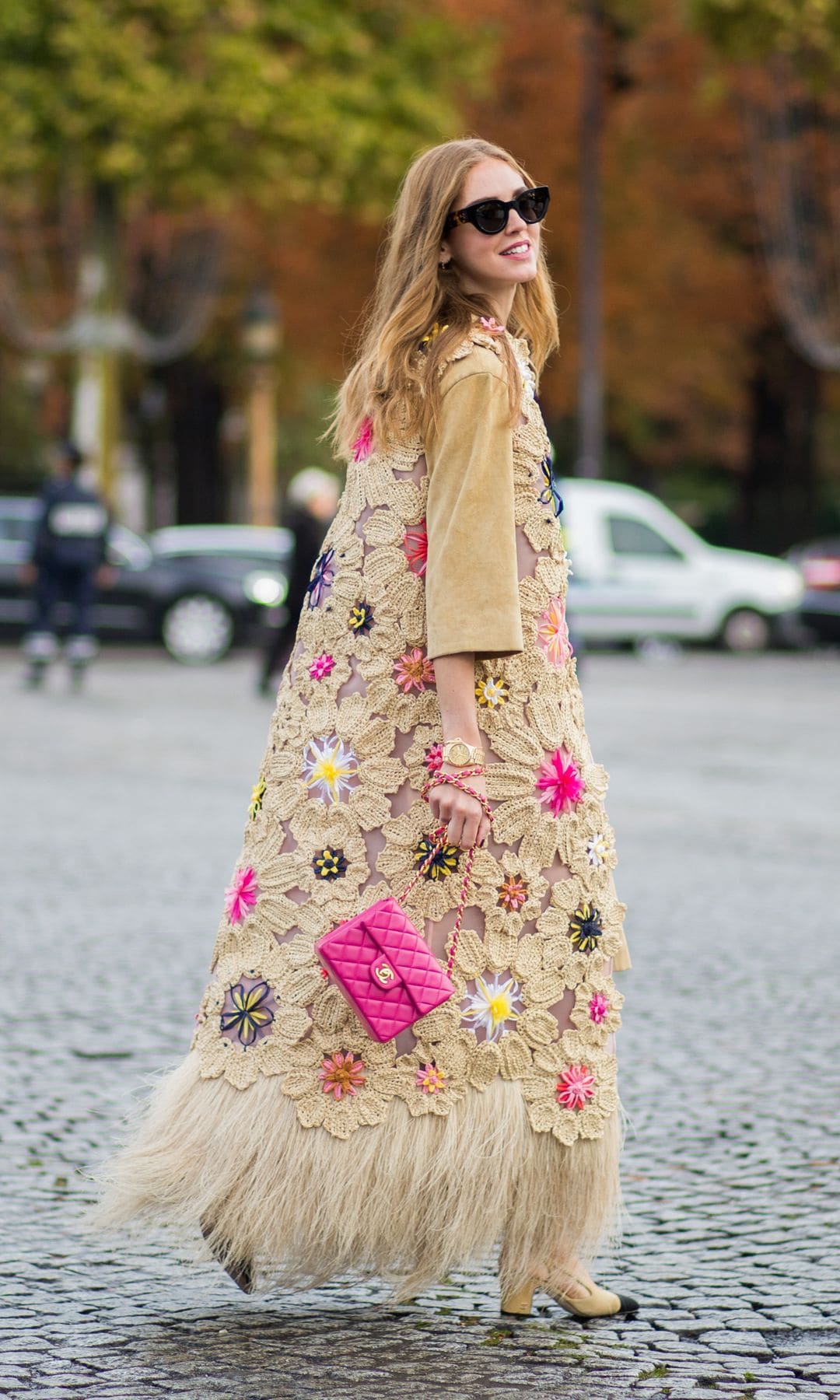 Chiara Ferragni en el desfile de Chanel Primavera/Verano (2016)