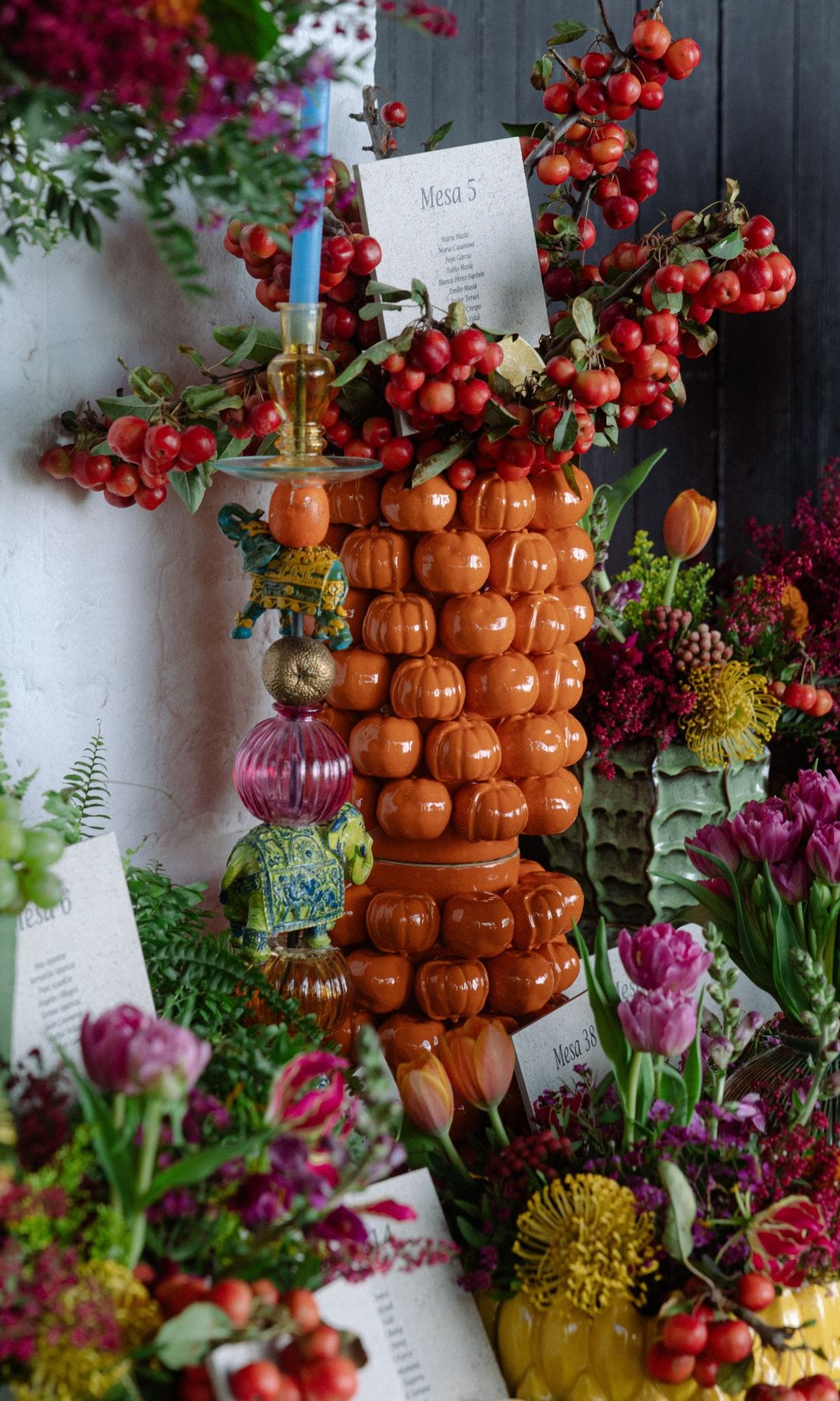 decoración mesas de bodas