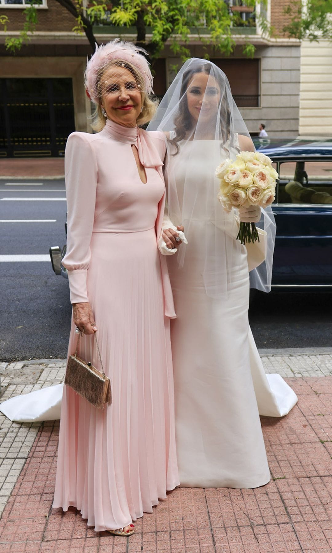 Eugenia Gil Muñoz en su boda con Javier García-Obregón