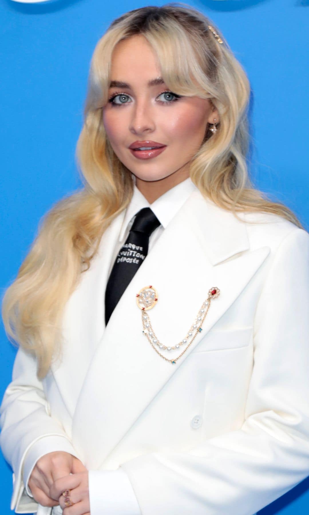 Sabrina Carpenter at the Louis Vuitton Menswear Spring/Summer 2025 show 