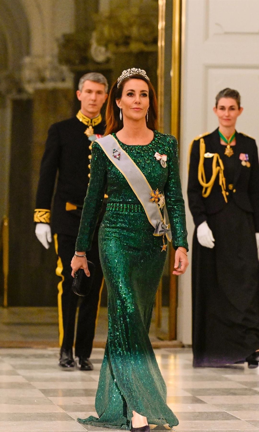 Princesa Marie recepción presidente Egipto