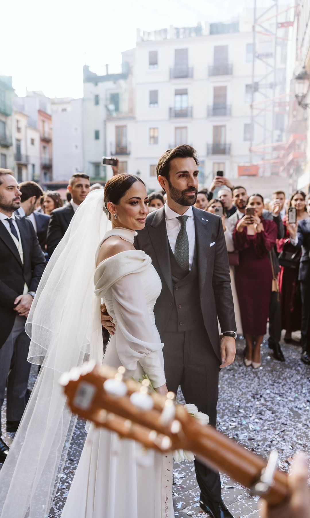 Vestido de novia de Cristina Calatrava creado por Alex Vidal