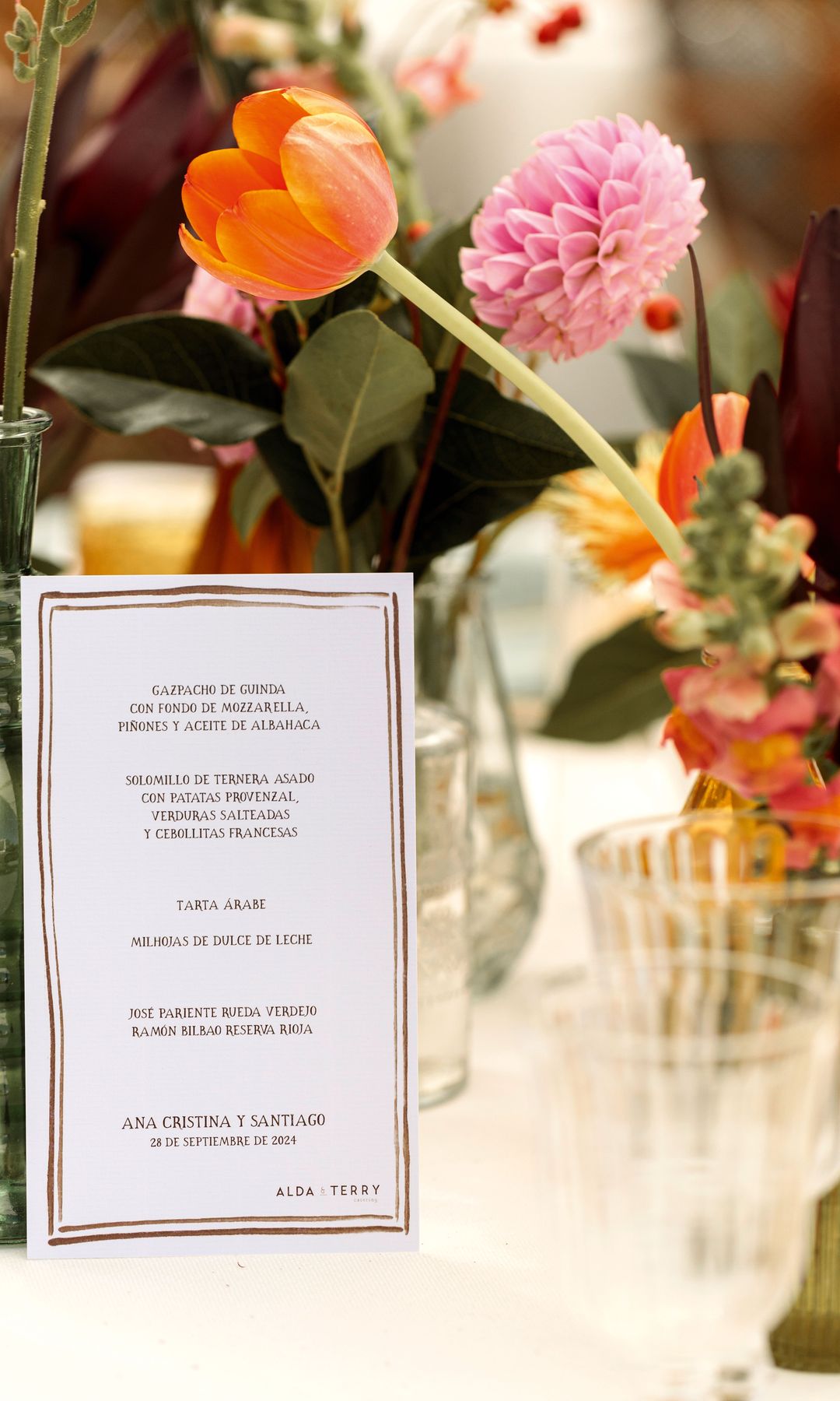 Detalle de la boda de Ana Cristina Portillo