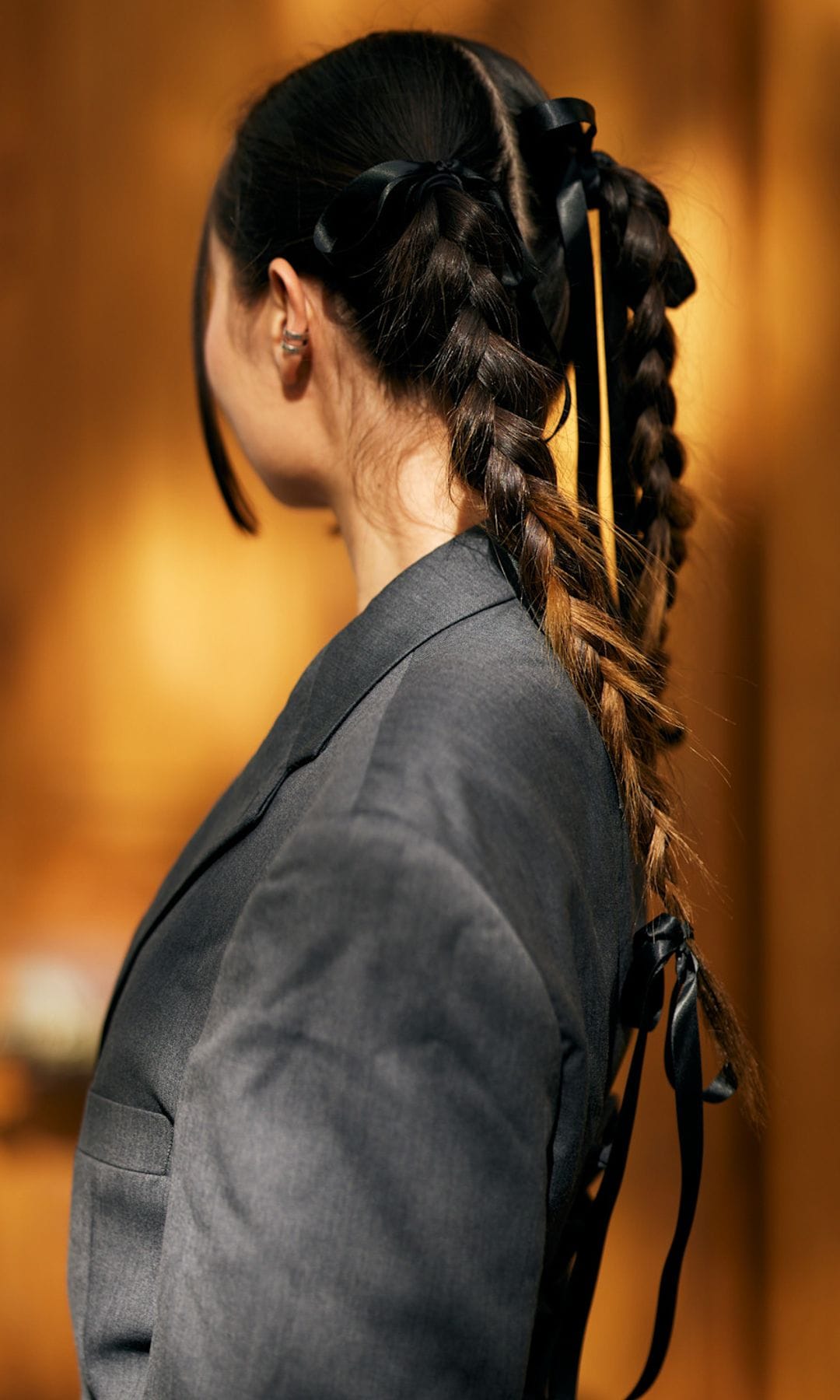 Peinado trenzas street style paris