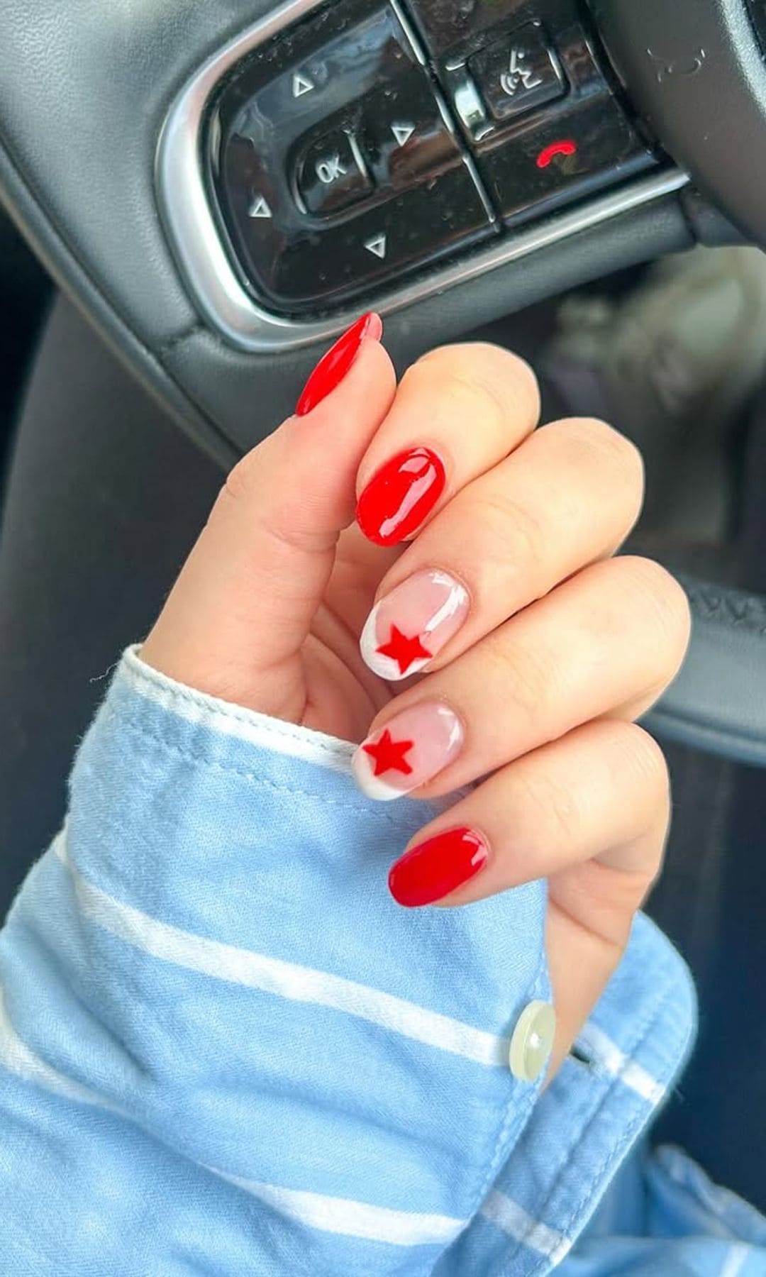 Manicura roja