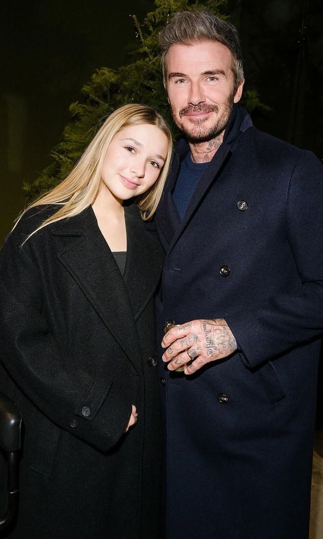 Harper y David Beckham