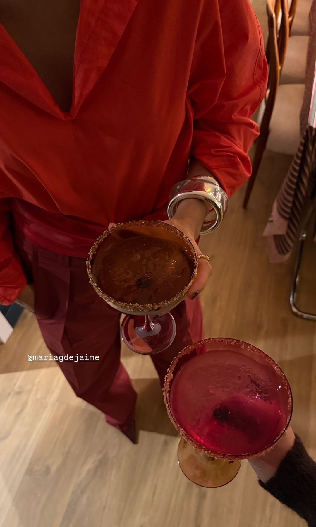 María García de Jaime cena de Navidad