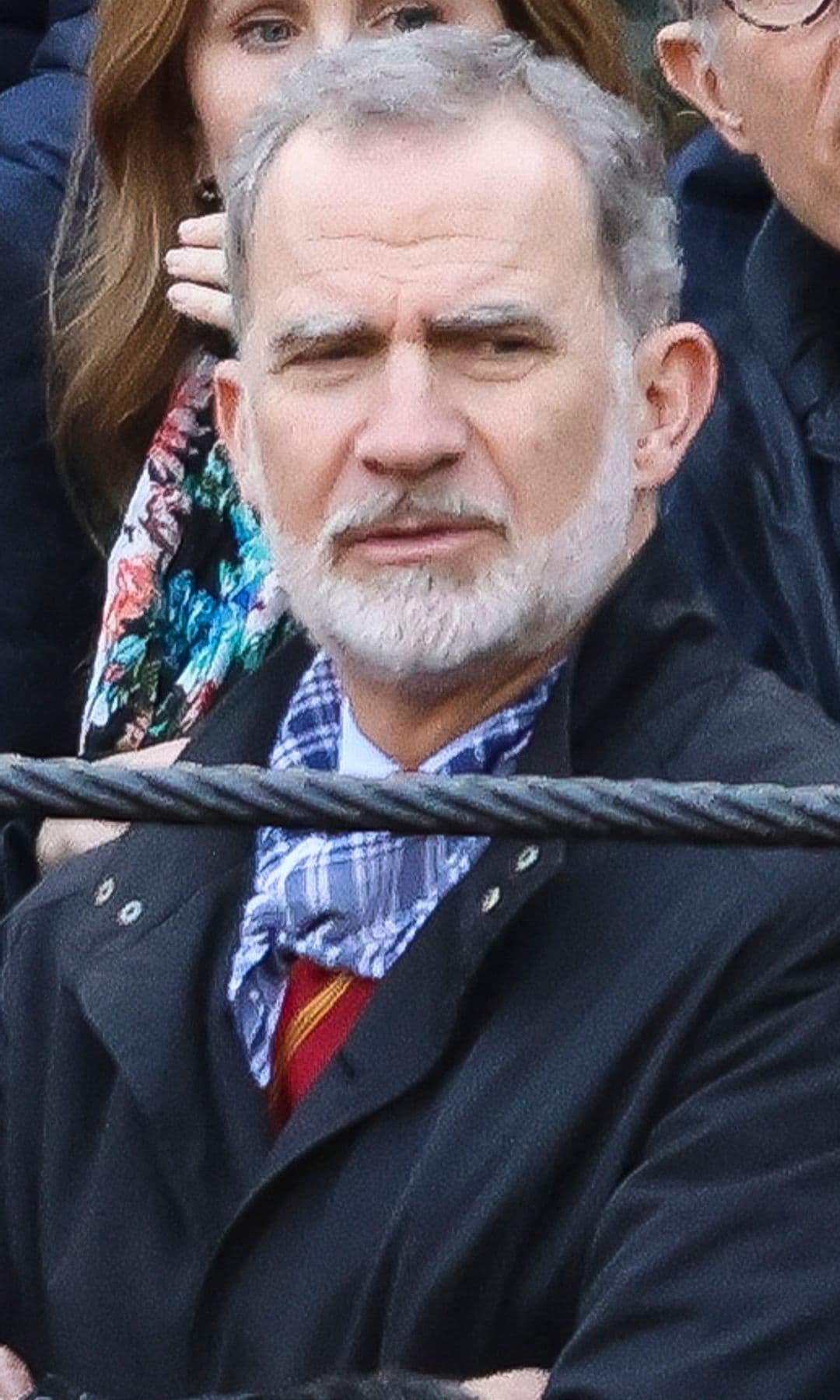 Spanish King Felipe VI attending Corrida por la Dana in Valencia on Wednesday, 19 March 2025.