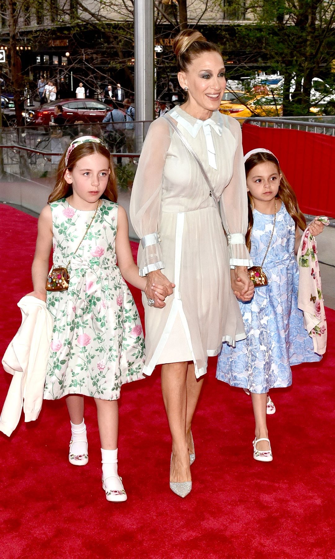Sarah Jessica Parker con sus hijas Tabitha y Loretta