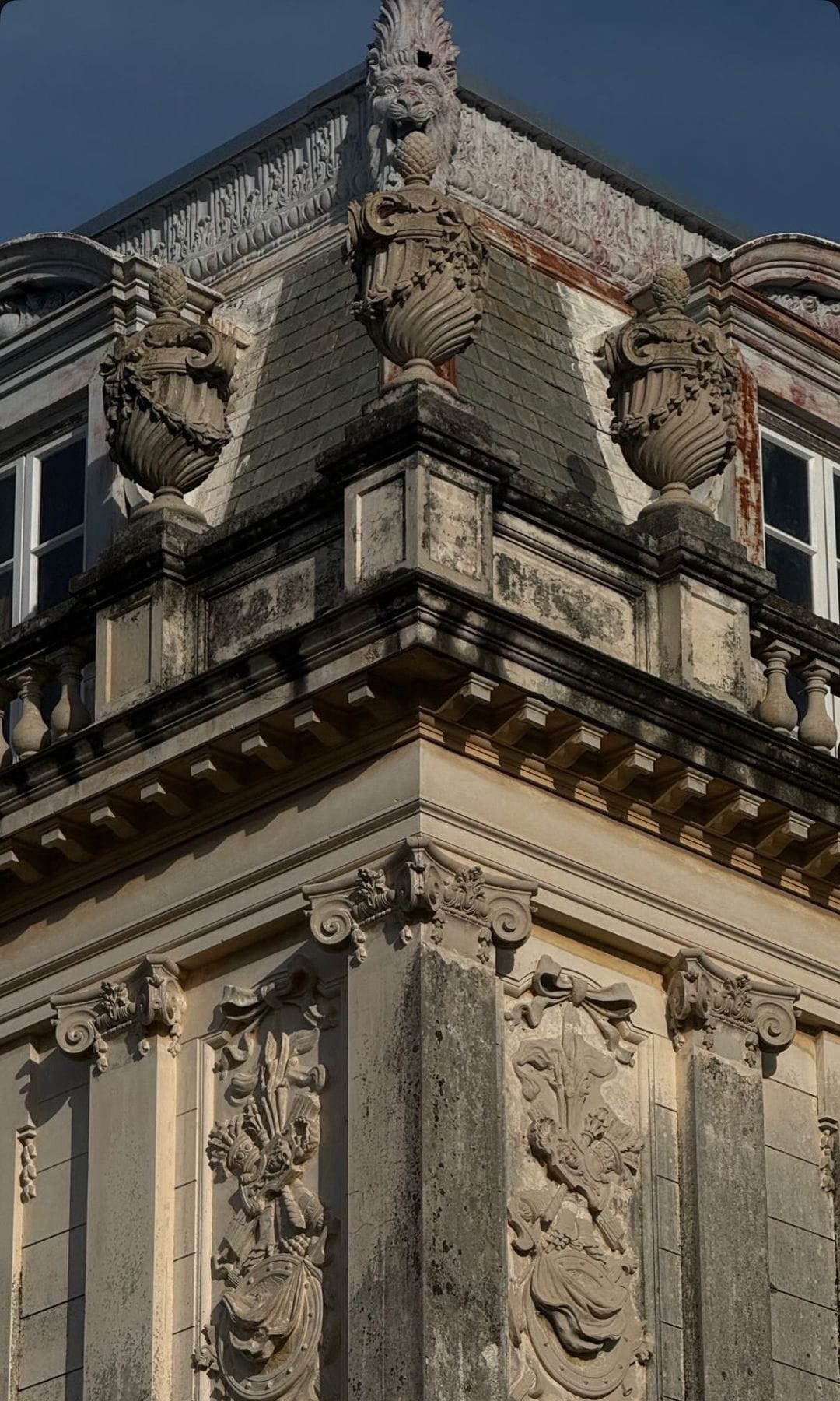 Detalle de un edificio de Mérida