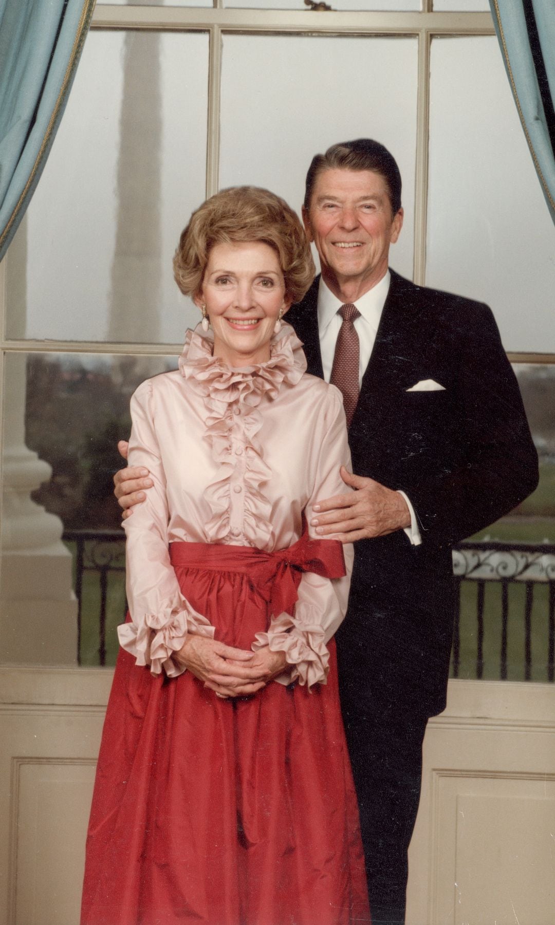 Ronald Reagan y Nancy Reagan en 1985