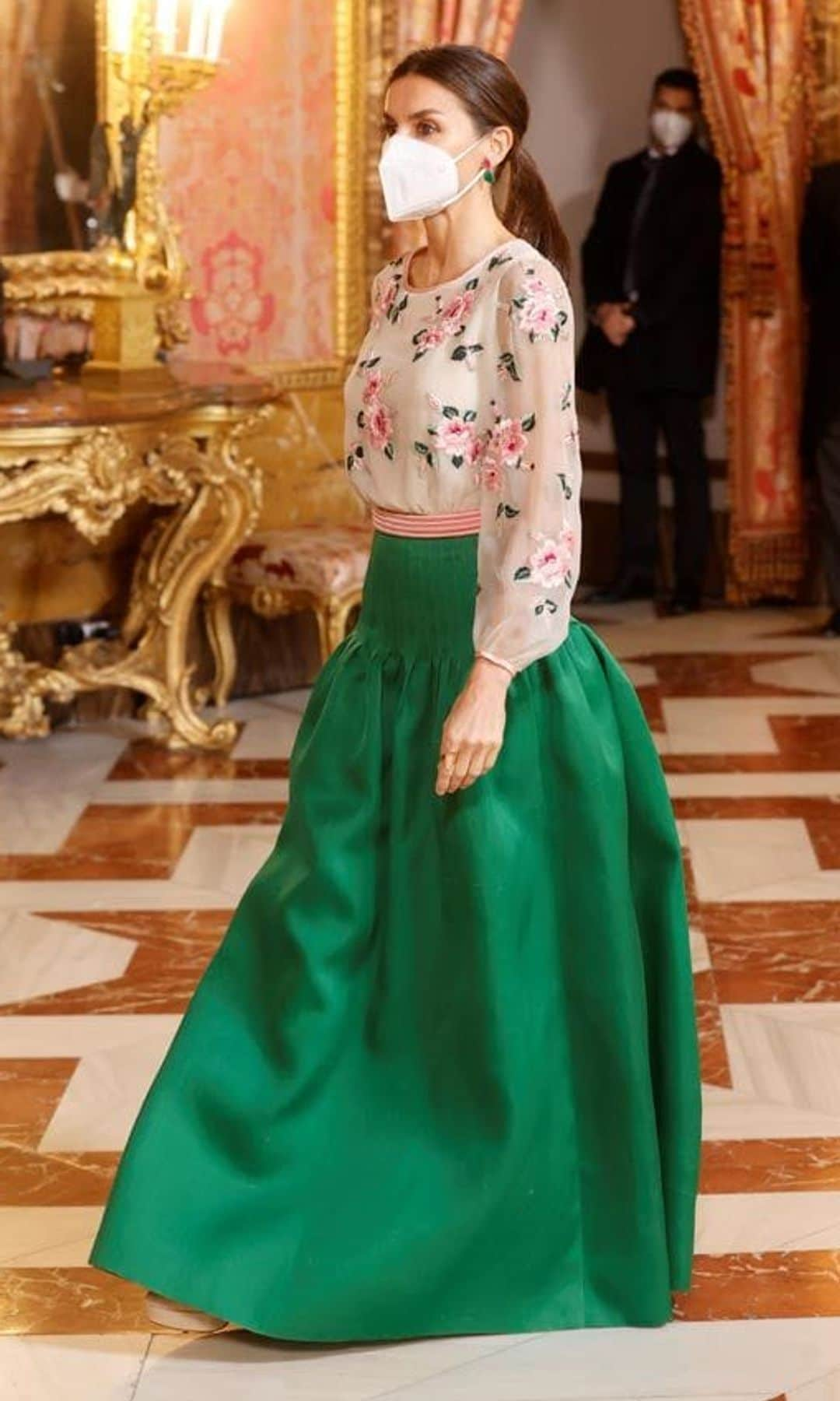 REINA LETIZIA CON VESTIDO DE VALENTINO