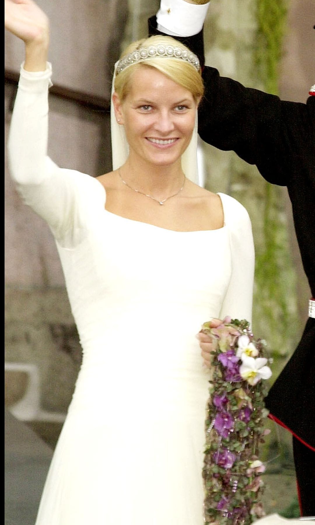 Mette-Marit de Noruega en su boda