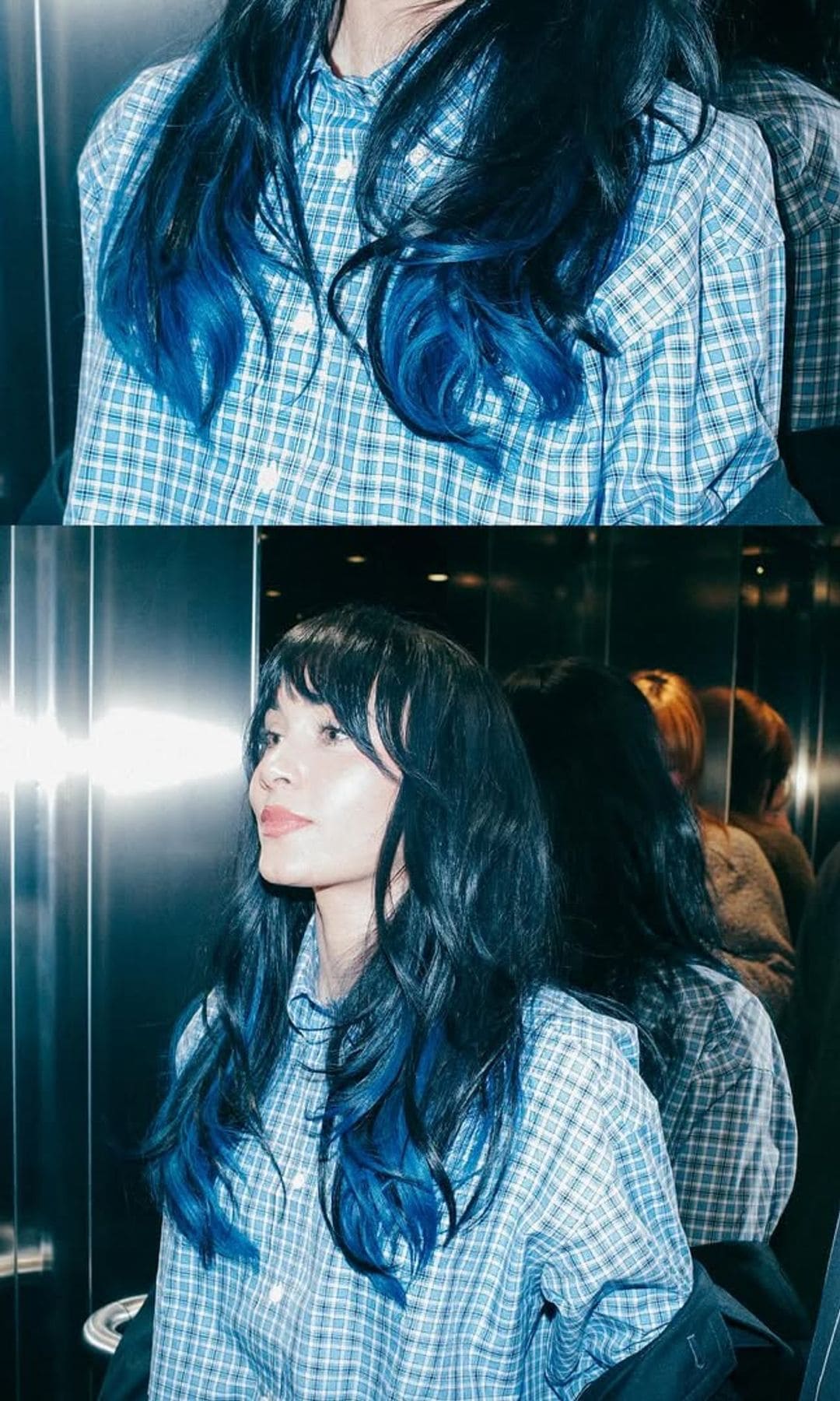 Aitana Ocaña tendencias look pelo azul