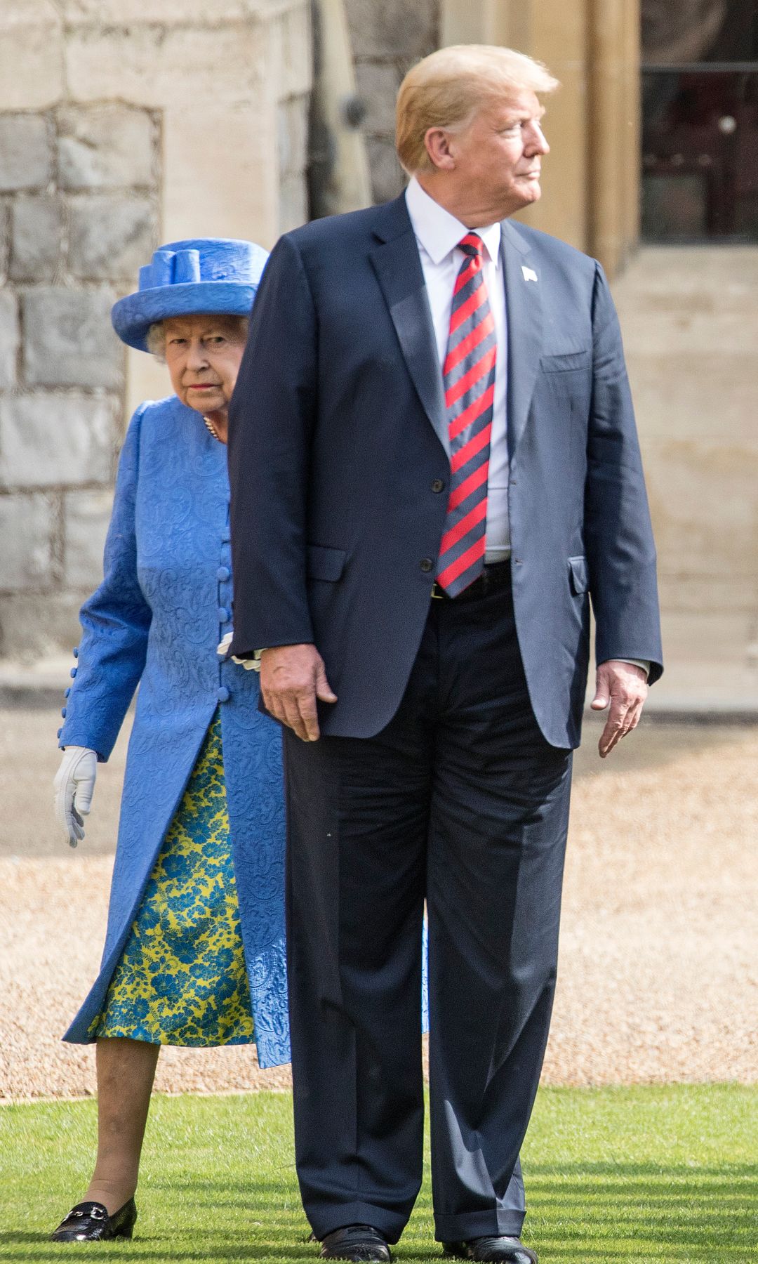 En julio de 2018 se produjo en el Castillo de Windsor el encuentro entre los dos jefes de Estado