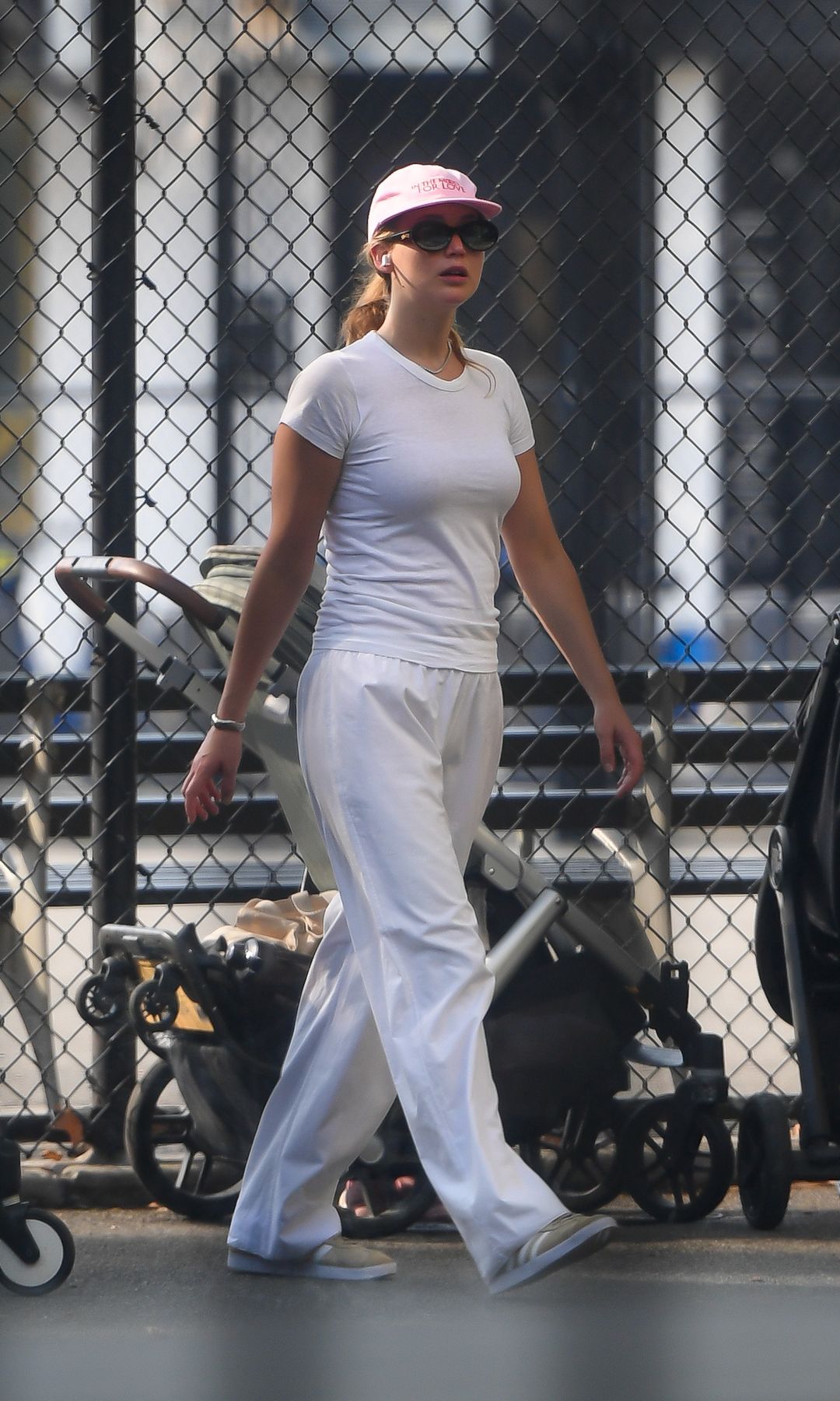 NEW YORK, NEW YORK - AUGUST 22: Jennifer Lawrence seen out and about in Manhattan on August 22, 2023 in New York City. (Photo by Robert Kamau/GC Images)