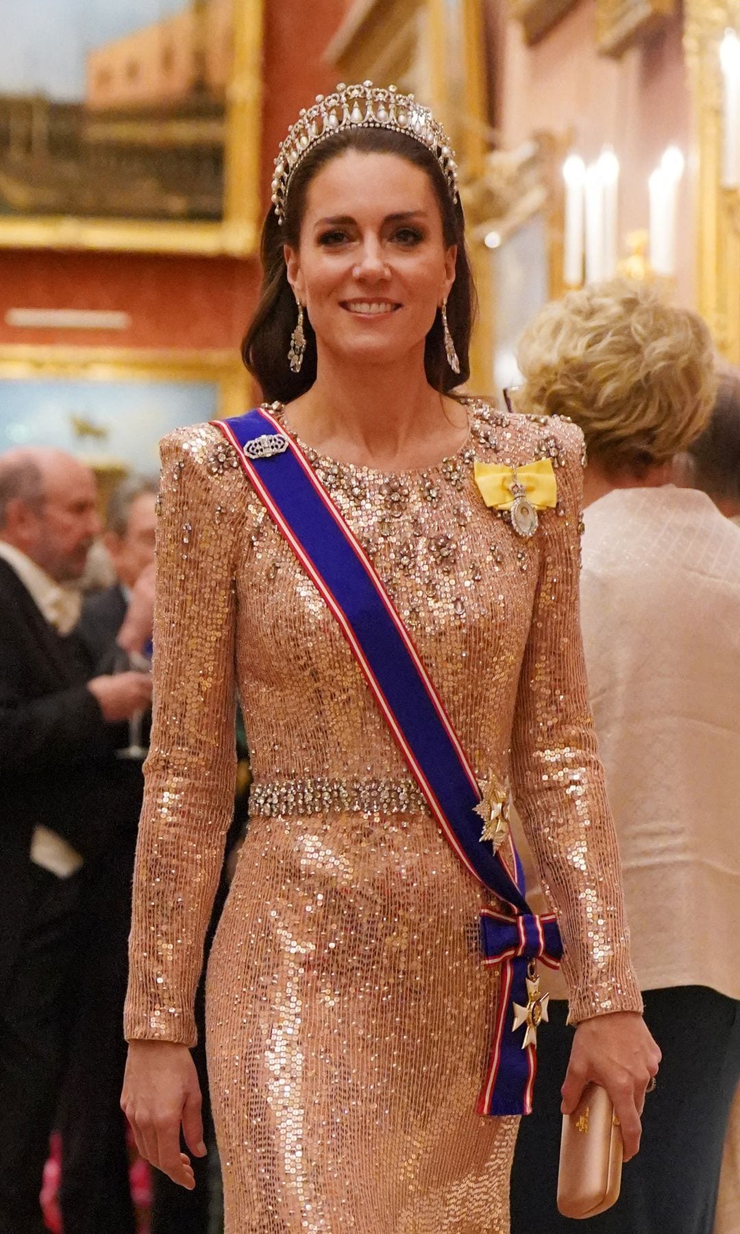 Kate Middleton en la última gala a la que asistió, el 5 de diciembre de 2023