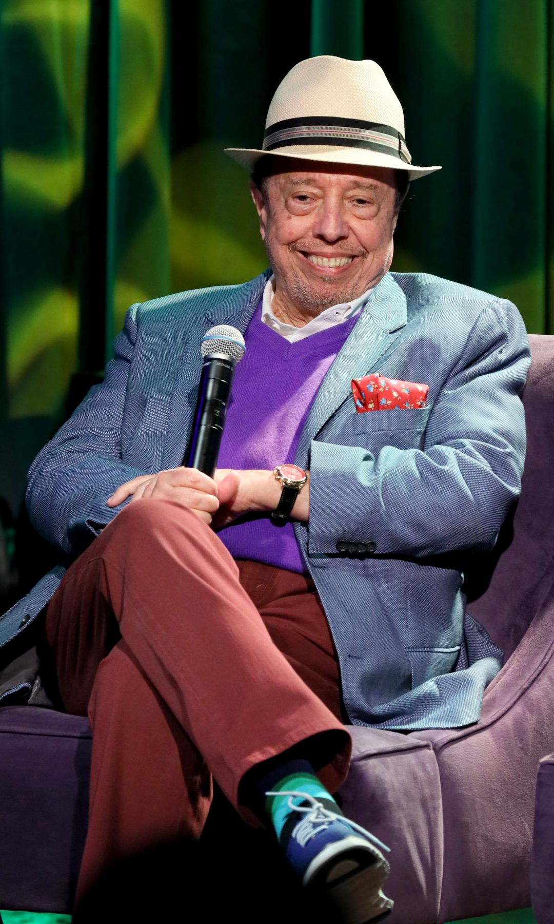 Sergio Mendes en la conferencia 'Reel To Reel: Sergio Mendes: In The Key Of Jo' en el GRAMMY Museum en marzo de 2020 en Los Ángeles, California.